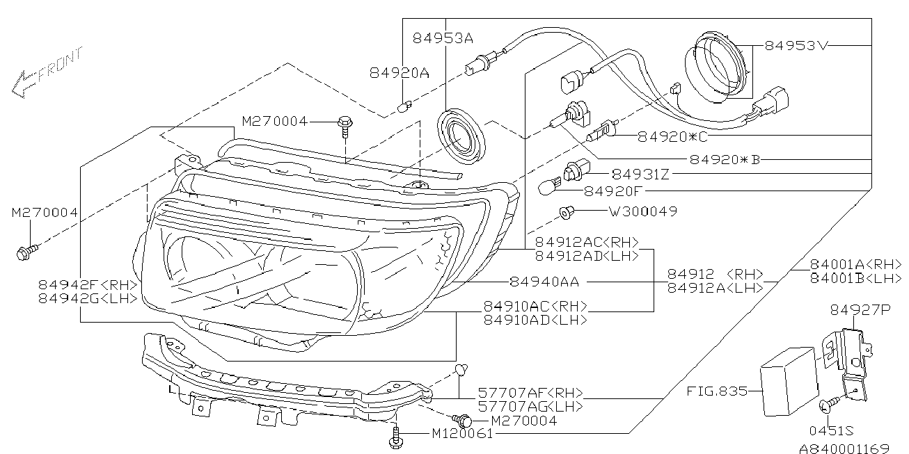 Subaru 84920PA060 - Bulb, cornering light onlydrive.pro