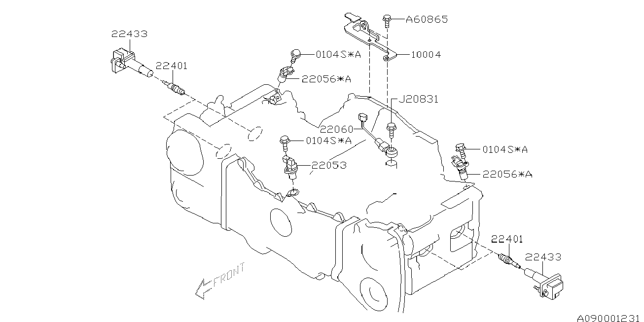 Subaru 22401-AA700 - Spark Plug onlydrive.pro