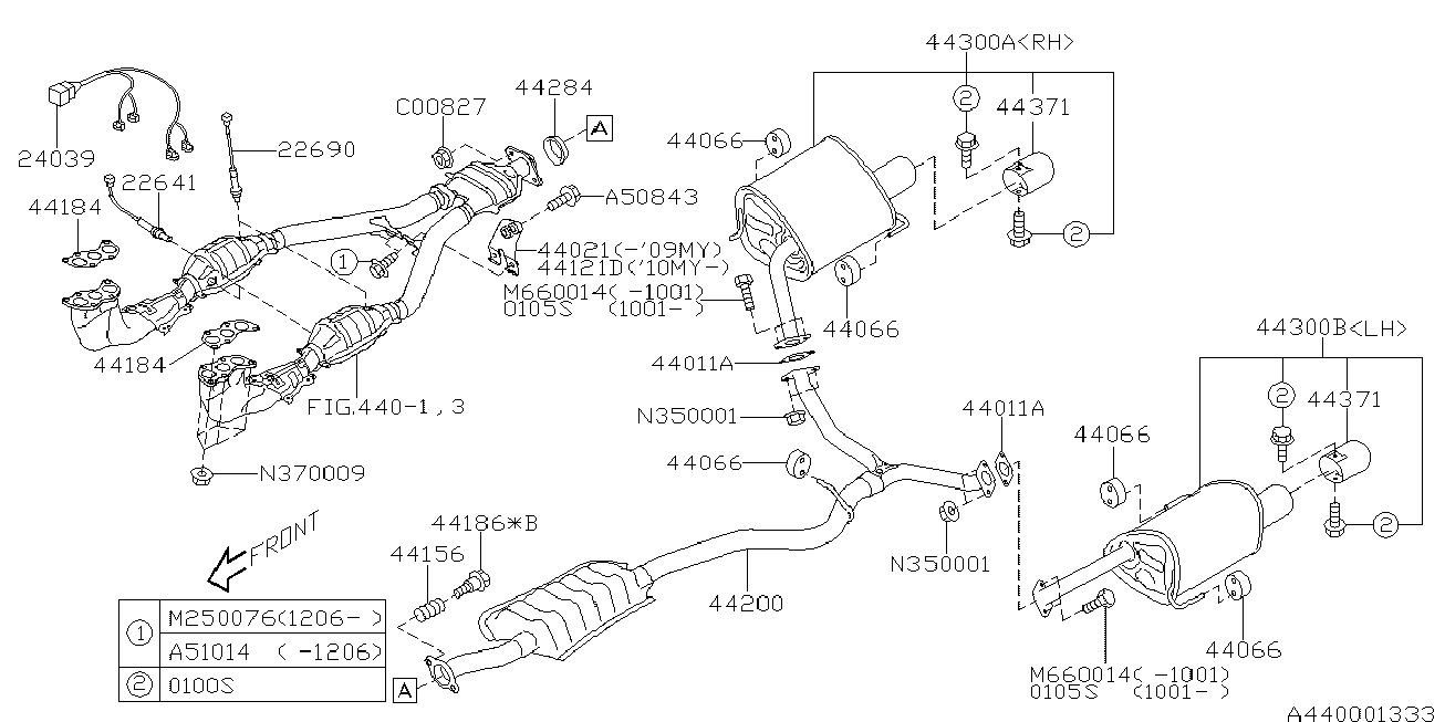 Subaru 22690AA68A - Oxygen, Lambda Sensor onlydrive.pro