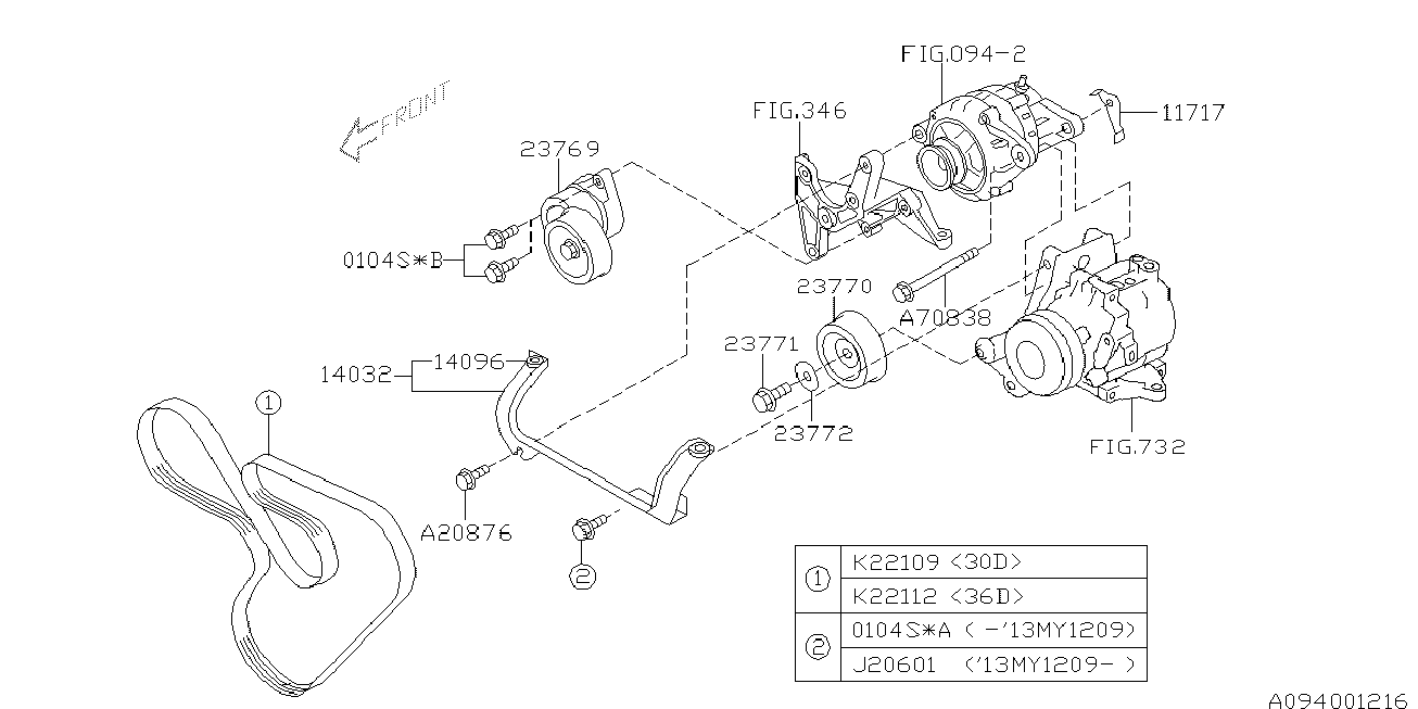 Subaru 809221090 - Moniurahihna onlydrive.pro