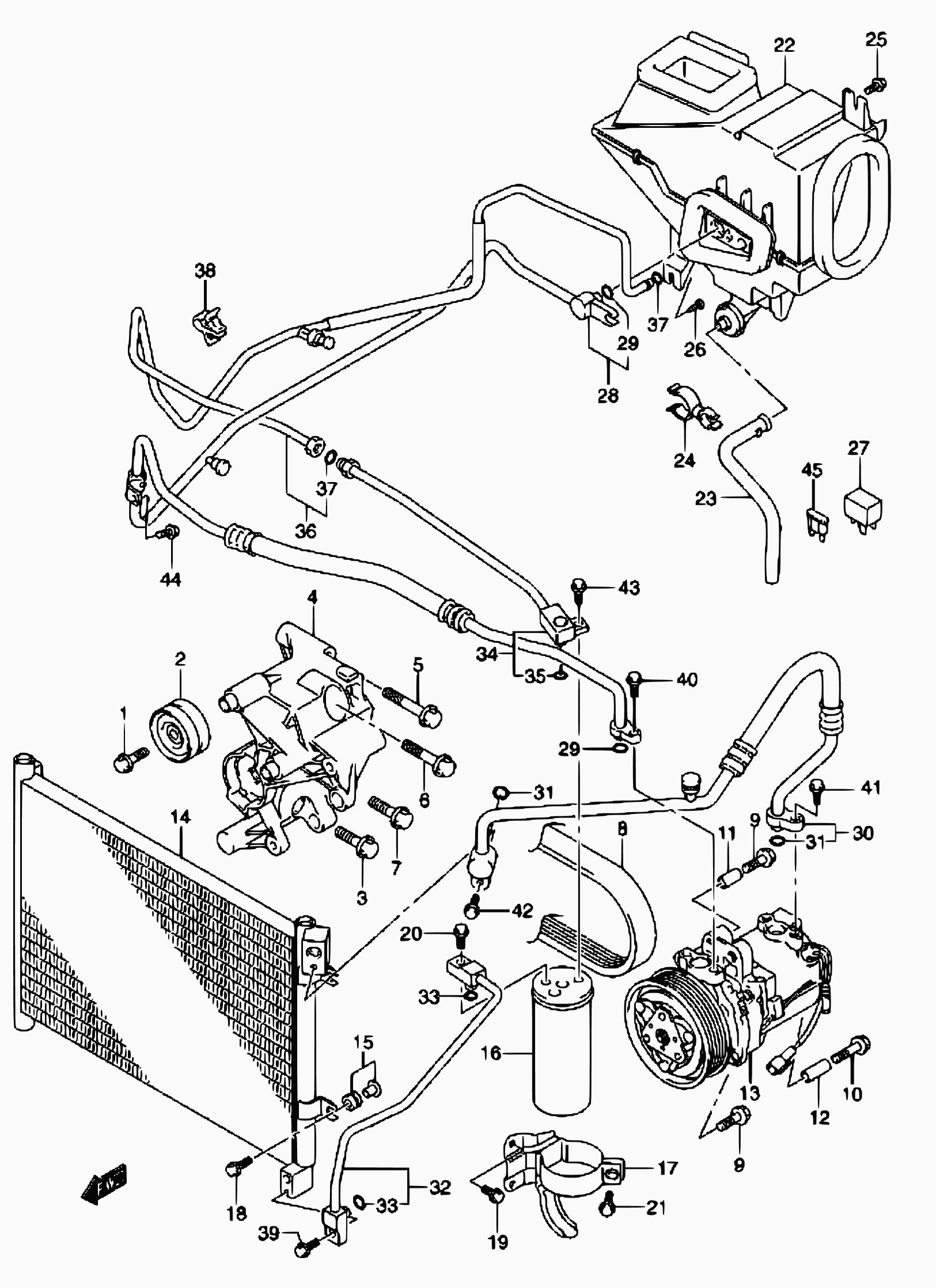 Suzuki 95141-84A00 - Поликлиновой ремень onlydrive.pro