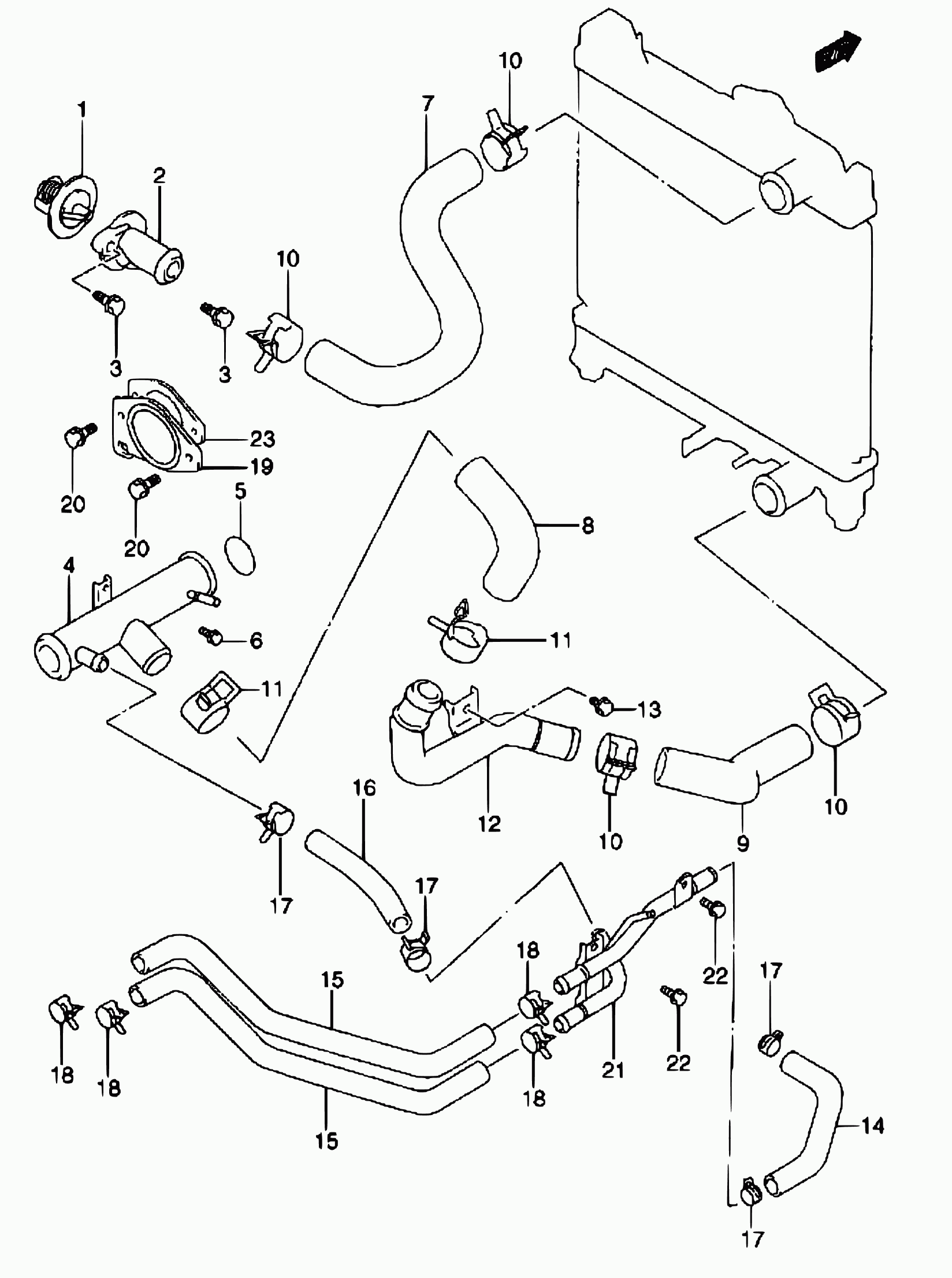 Suzuki 17670-50G10 - Termostatas, aušinimo skystis onlydrive.pro