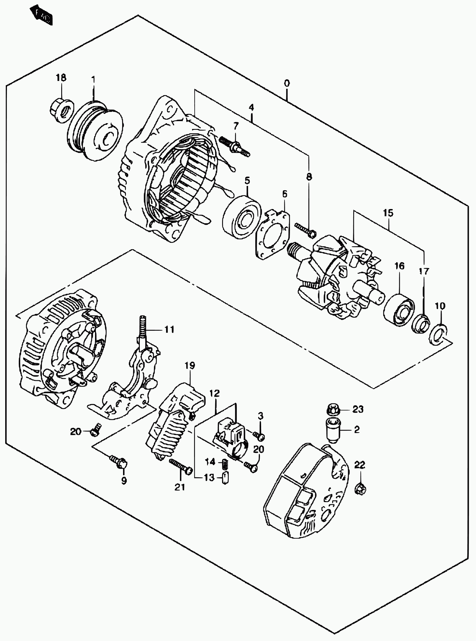 Suzuki 31400-81A00 - Generaator onlydrive.pro