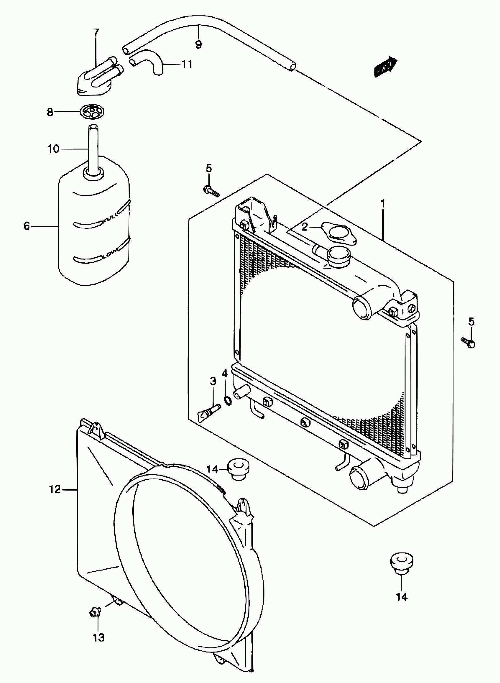 Subaru 17920-82A00 - Sealing Cap, radiator onlydrive.pro