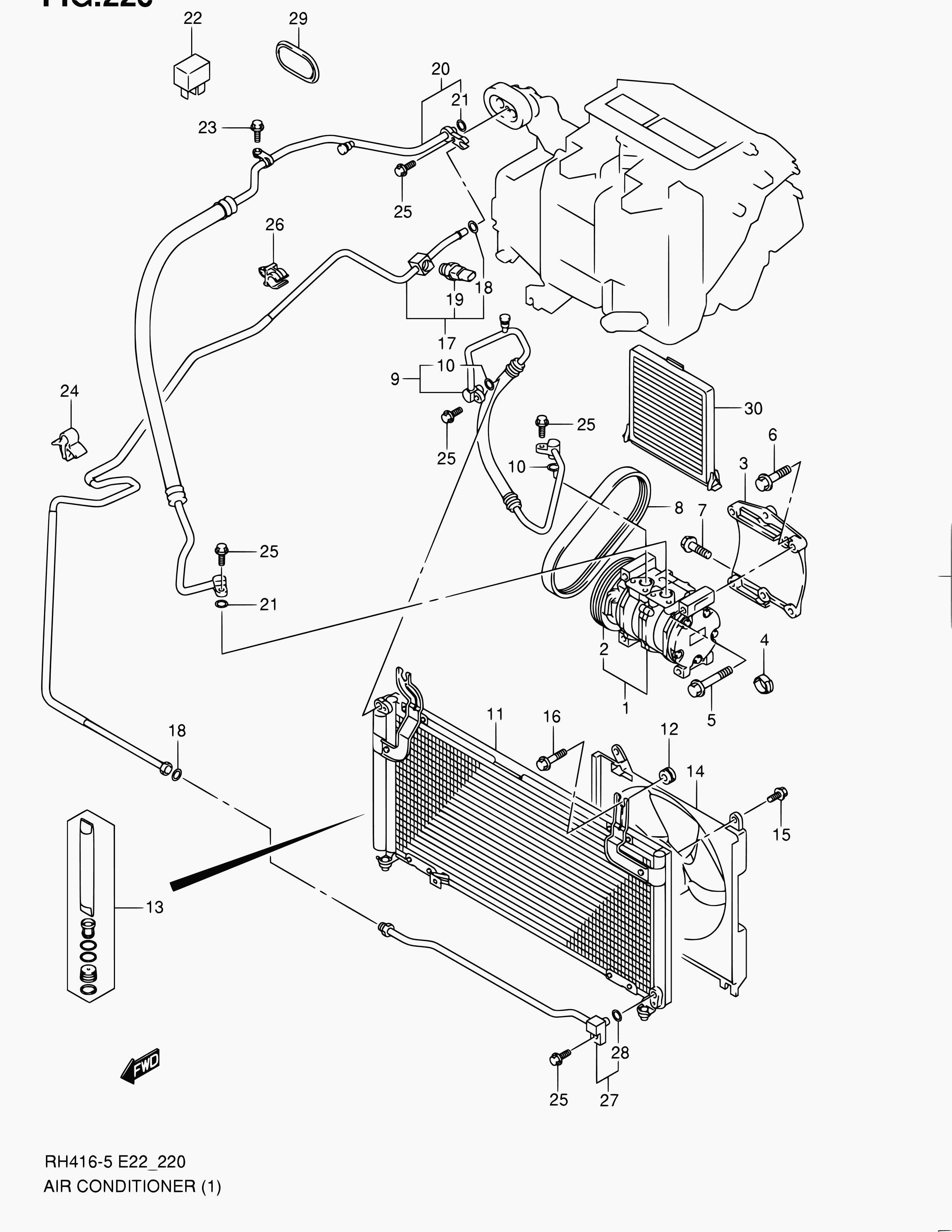 Honda 95339-65D00 - Осушитель, кондиционер onlydrive.pro