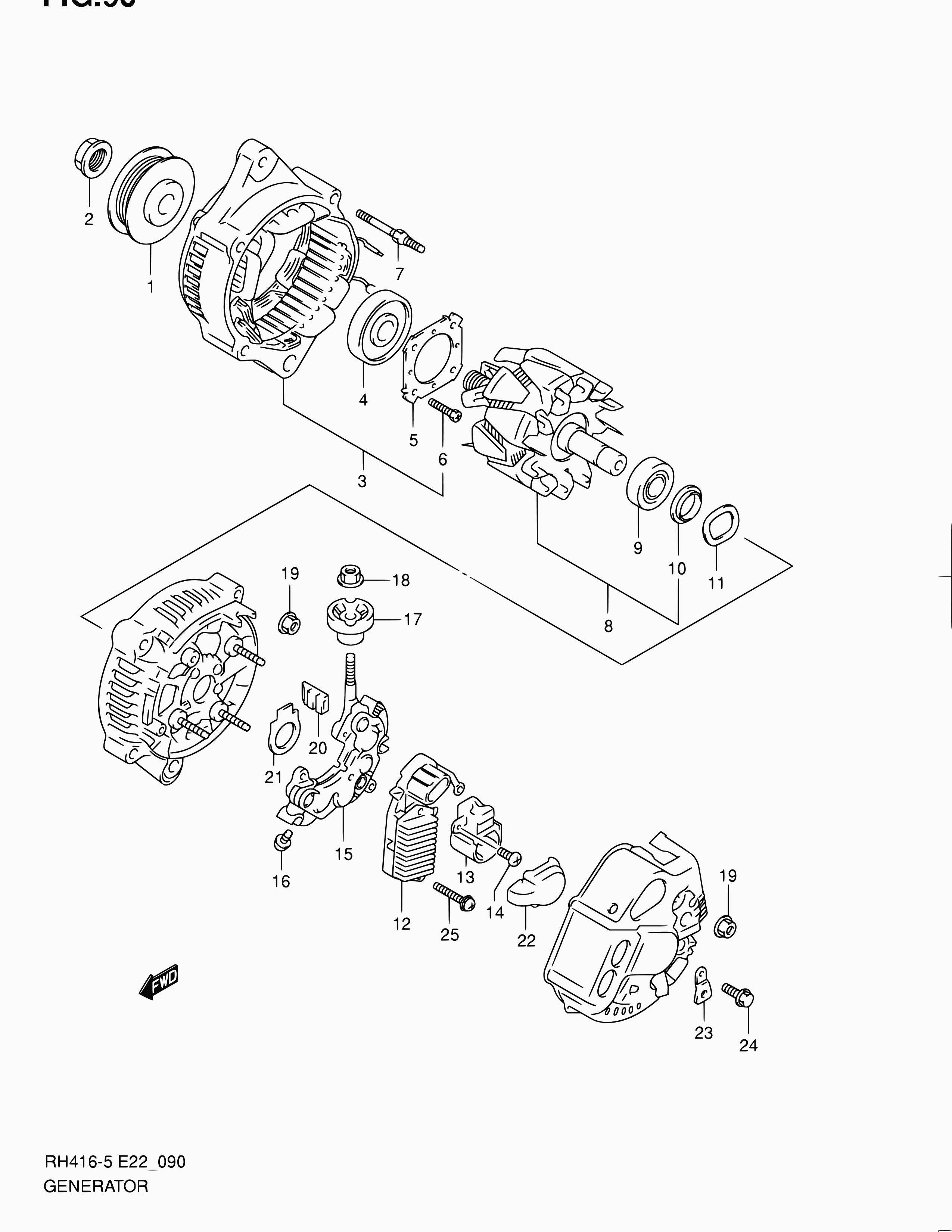 Suzuki 31400-80G10 - Alternator onlydrive.pro