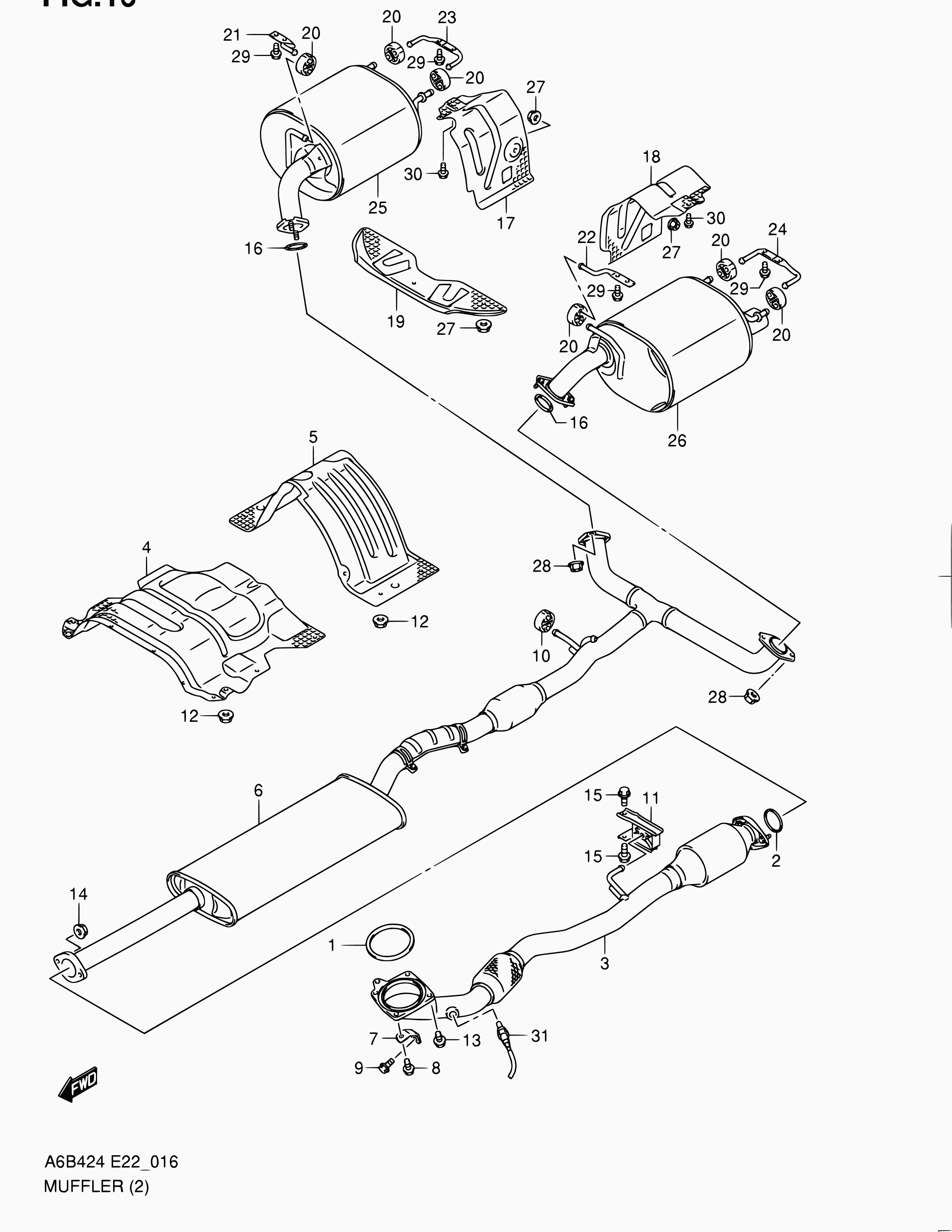 Subaru 14182-60B00 - Tiivisterengas, pakoputki onlydrive.pro