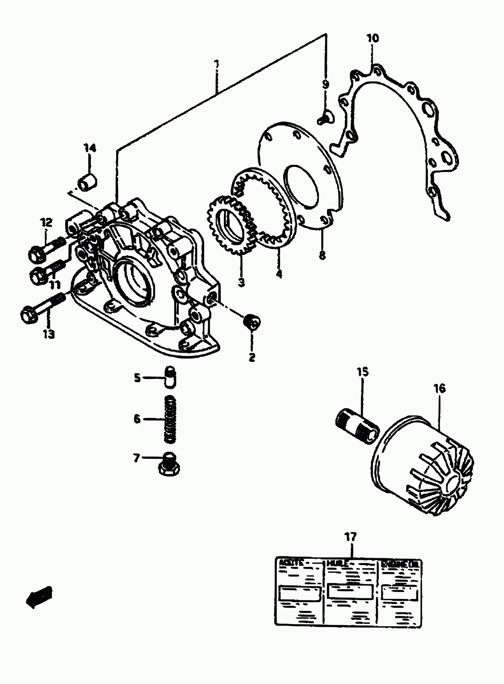 Suzuki 16510-73001 - Õlifilter onlydrive.pro