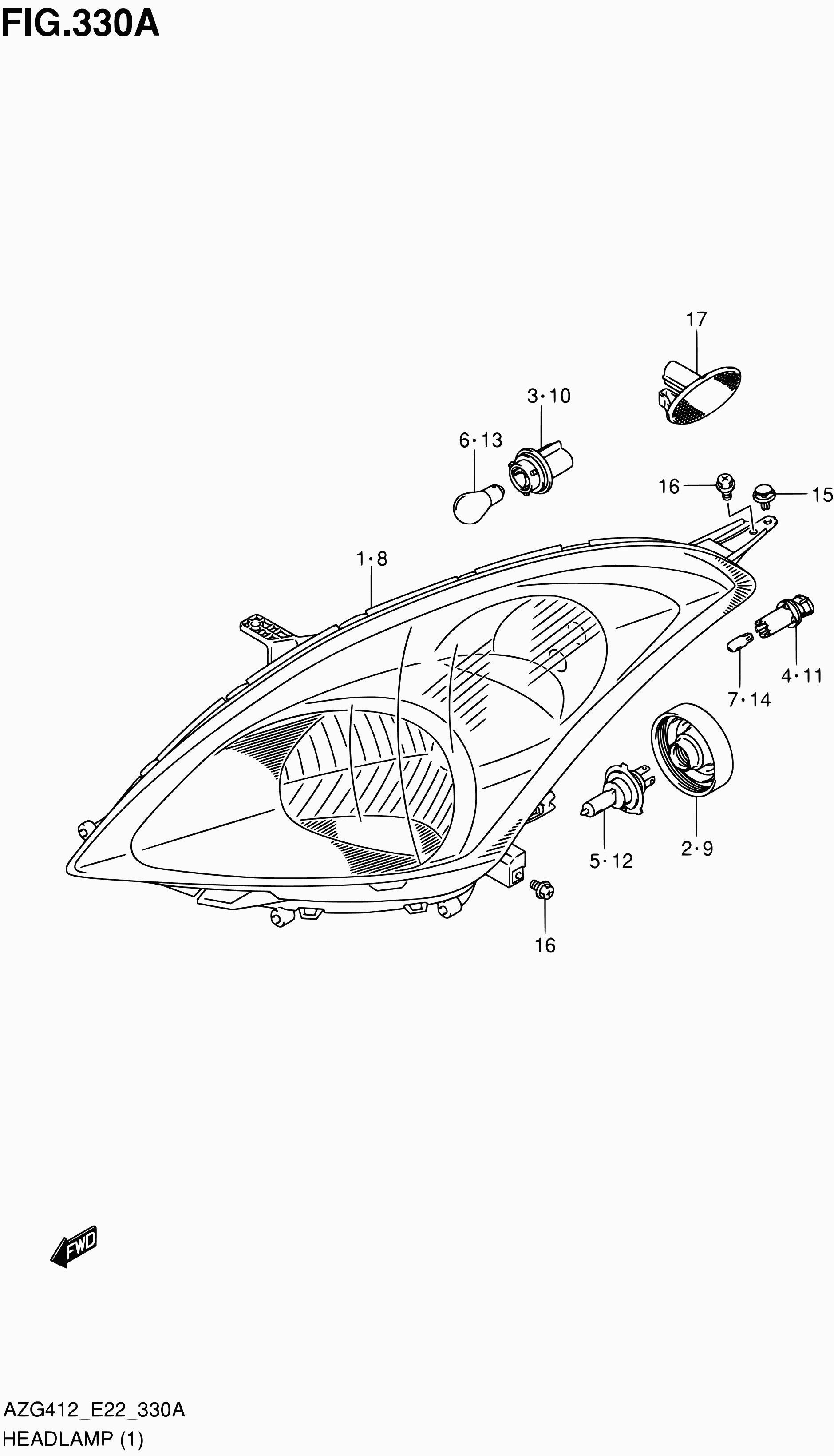 Suzuki 09471-12186 - Lemputė onlydrive.pro