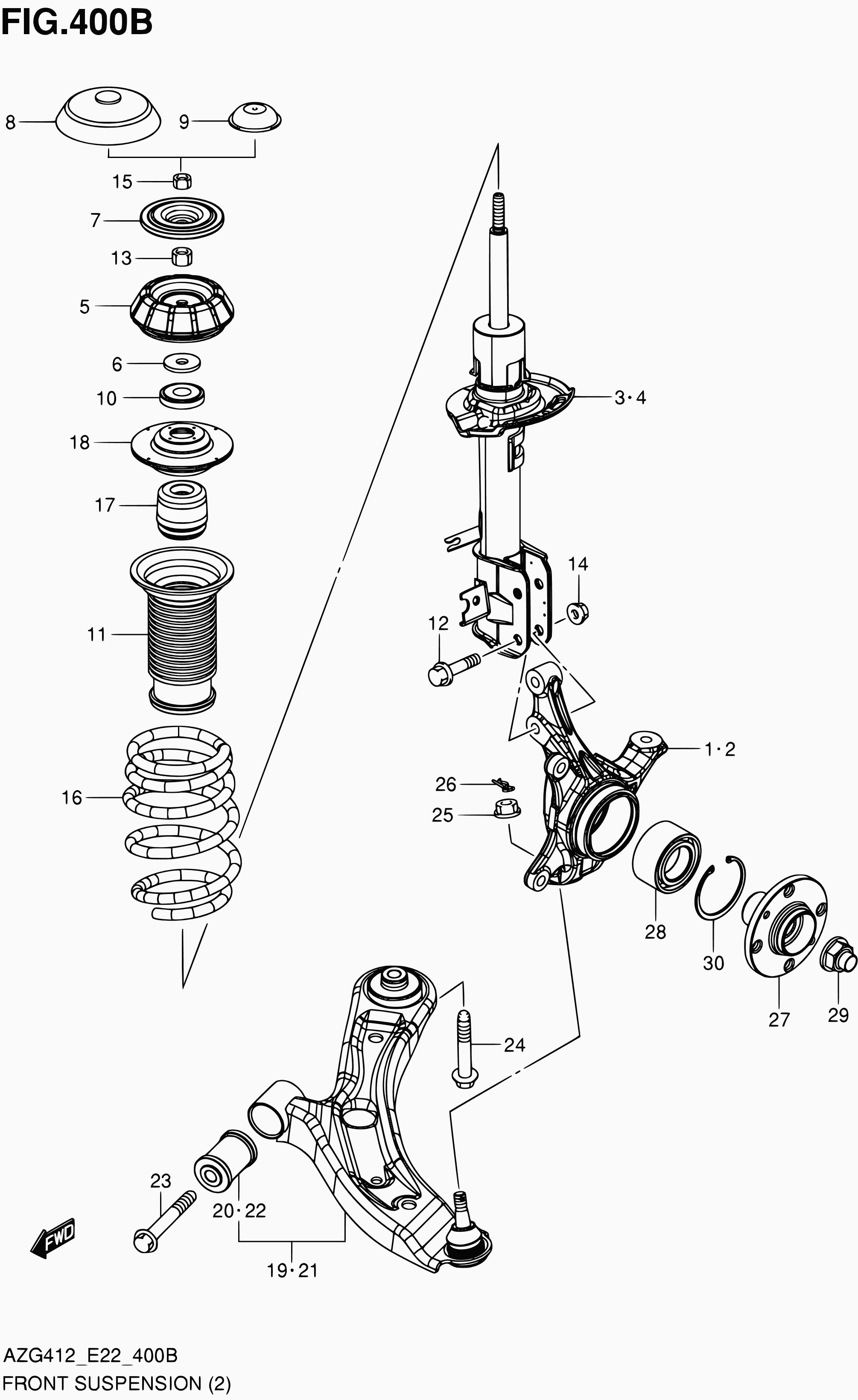 Suzuki 45201-68L00 - Track Control Arm onlydrive.pro