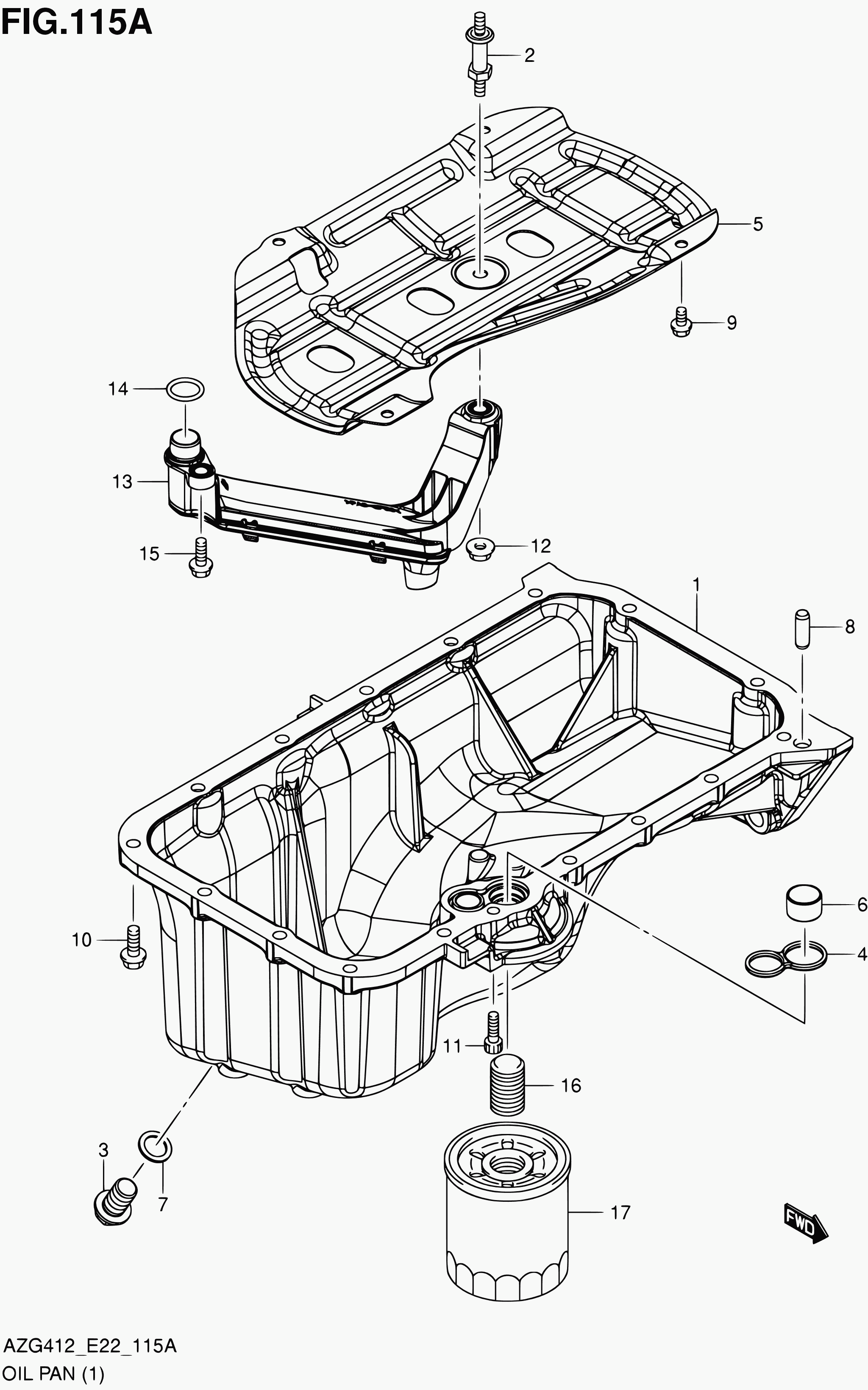 Subaru 16510-82703 - Масляный фильтр onlydrive.pro