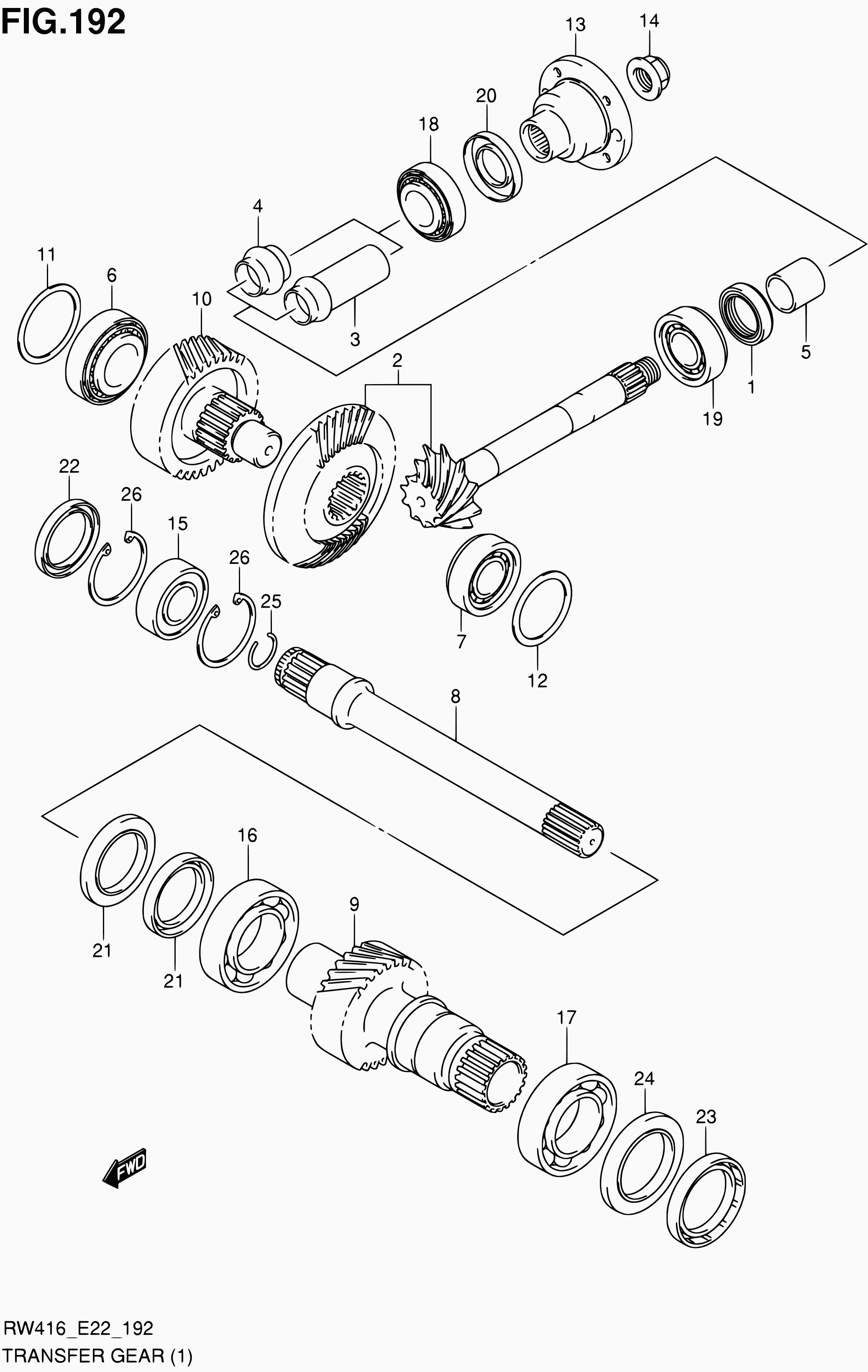 Suzuki 08331-4158A - Bearing Kit, wheel hub onlydrive.pro