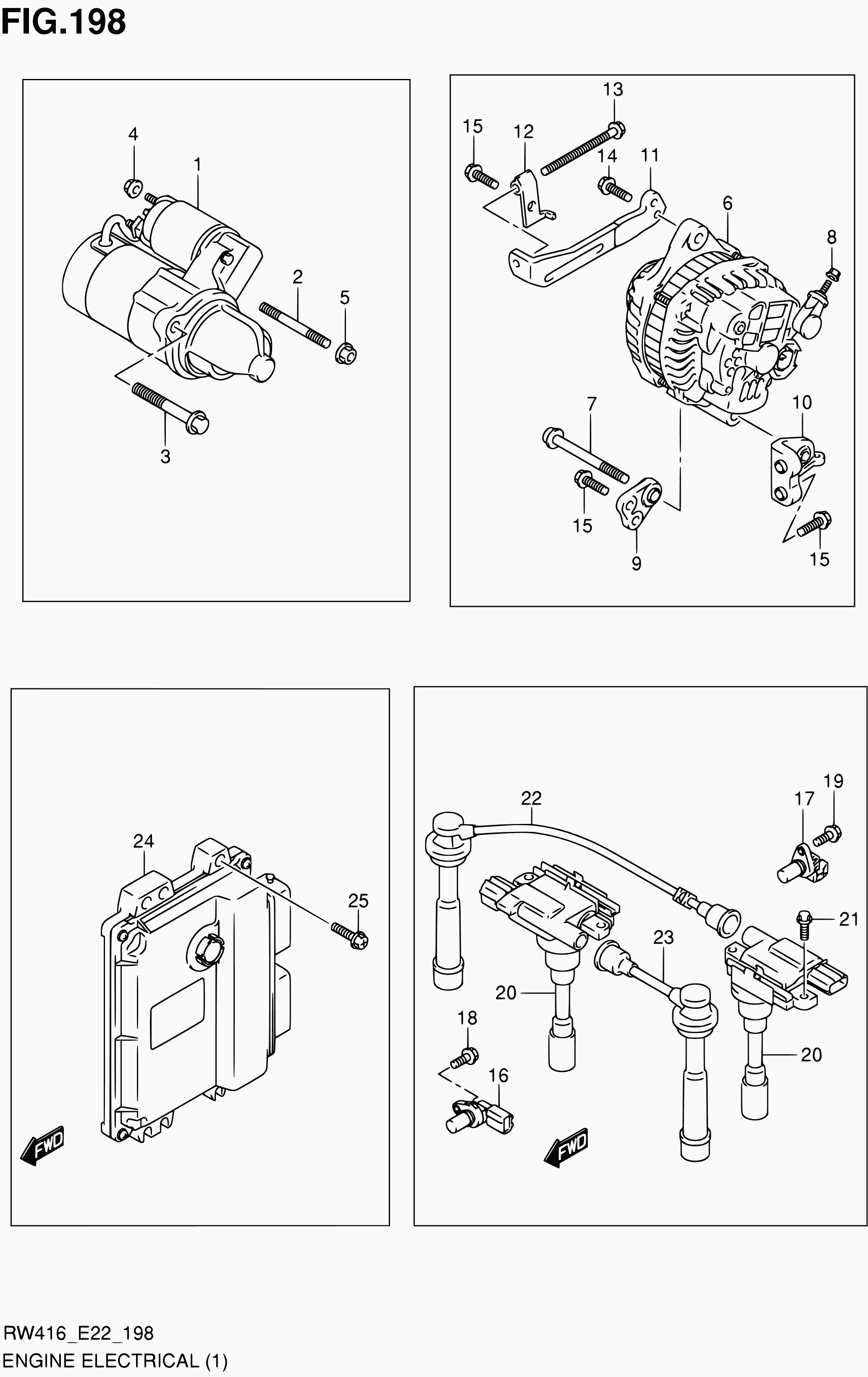 Suzuki 31400-84E11 - Generaator onlydrive.pro