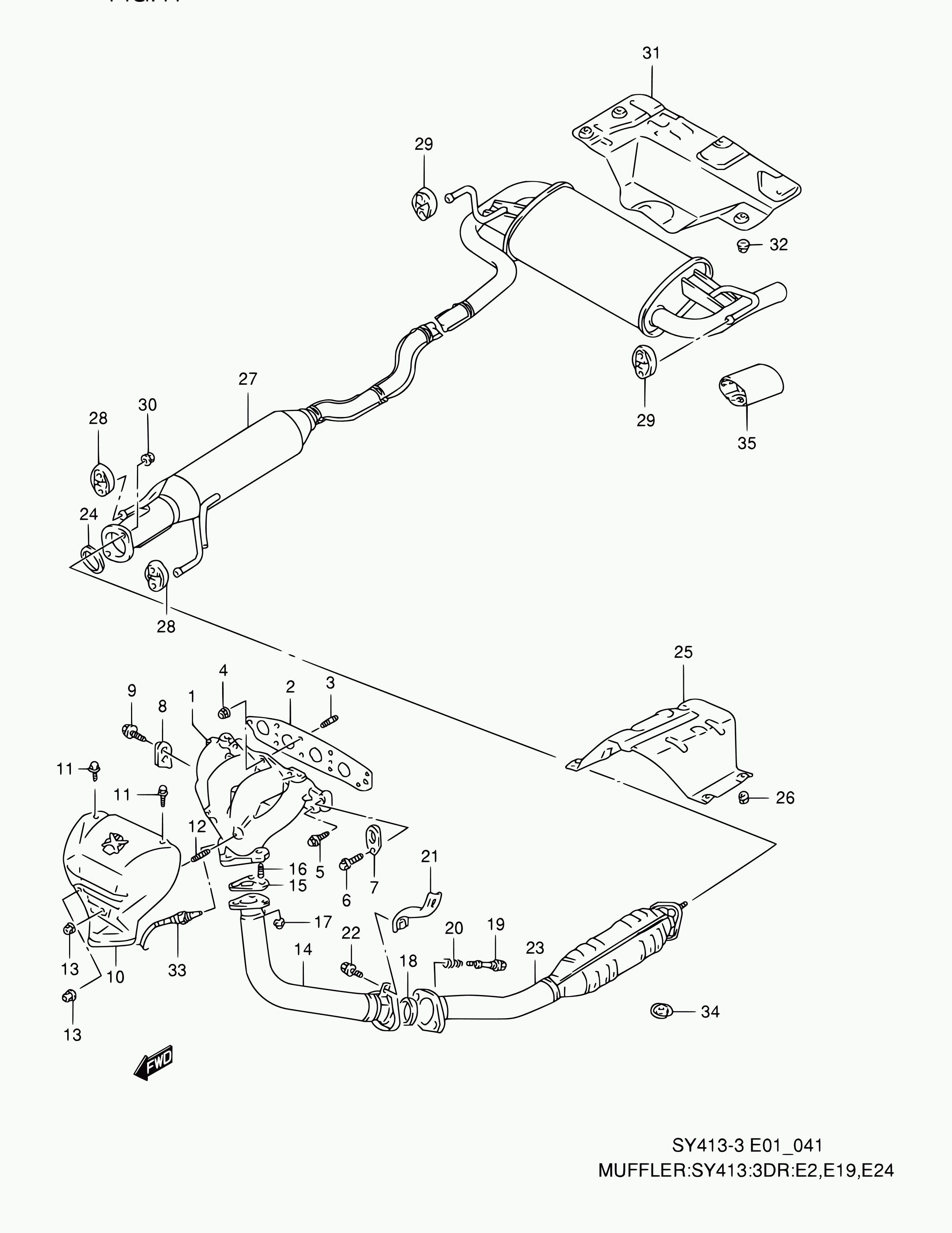 Suzuki 18213-60G00 - Oxygen, Lambda Sensor onlydrive.pro