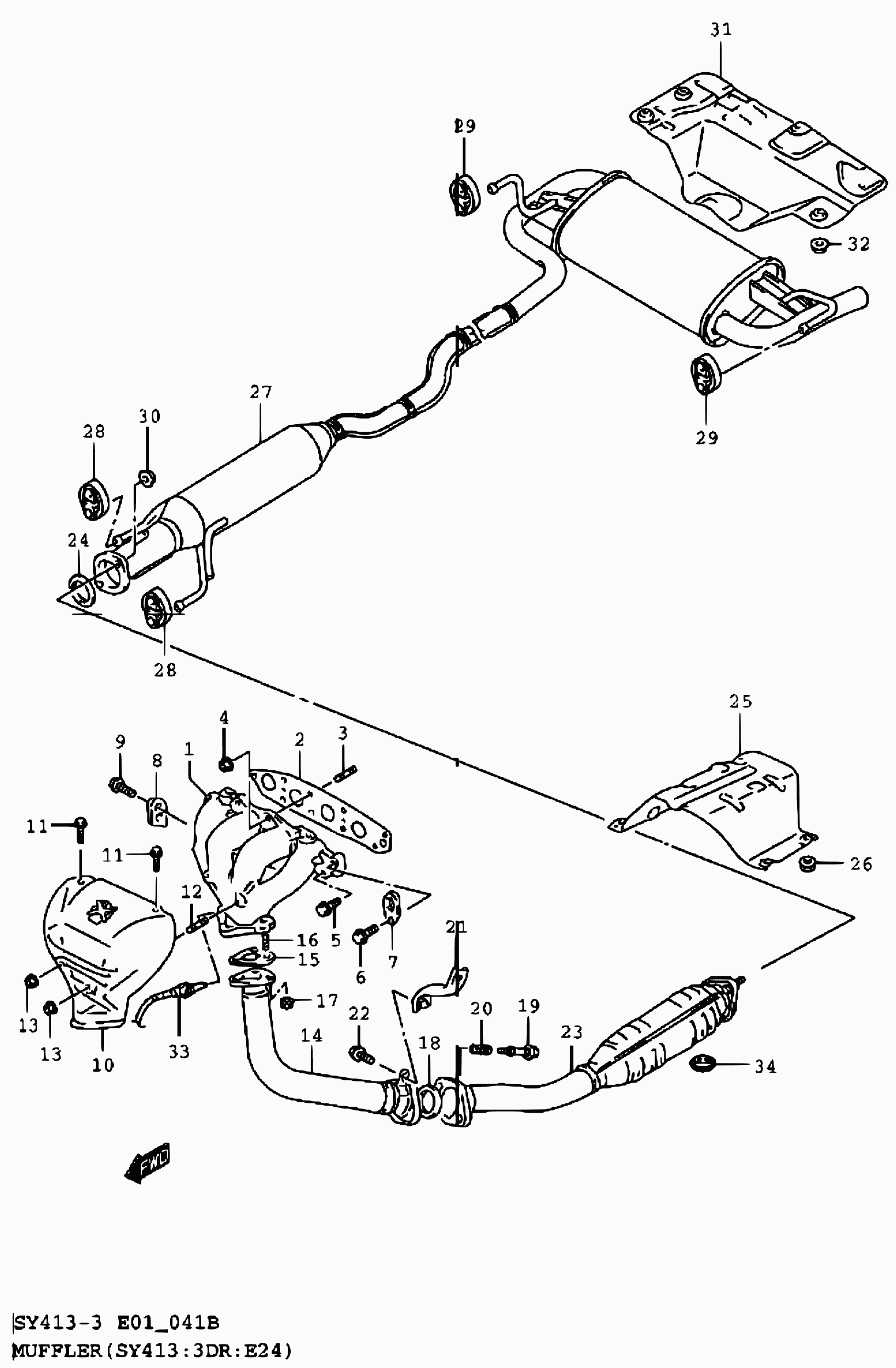 Suzuki 18213-57B10 - Oxygen, Lambda Sensor onlydrive.pro