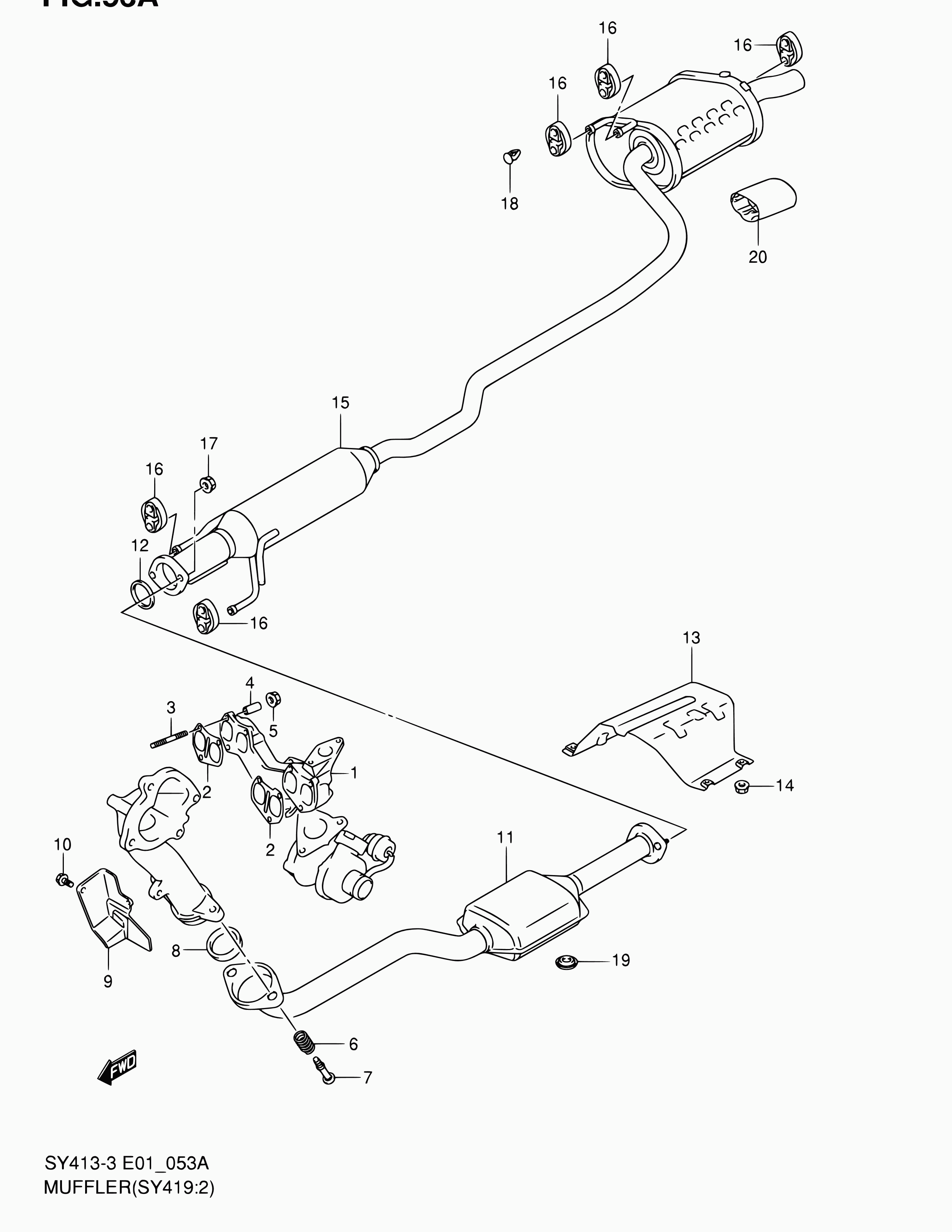 VW 14184-60G00 - Gasket, exhaust pipe onlydrive.pro