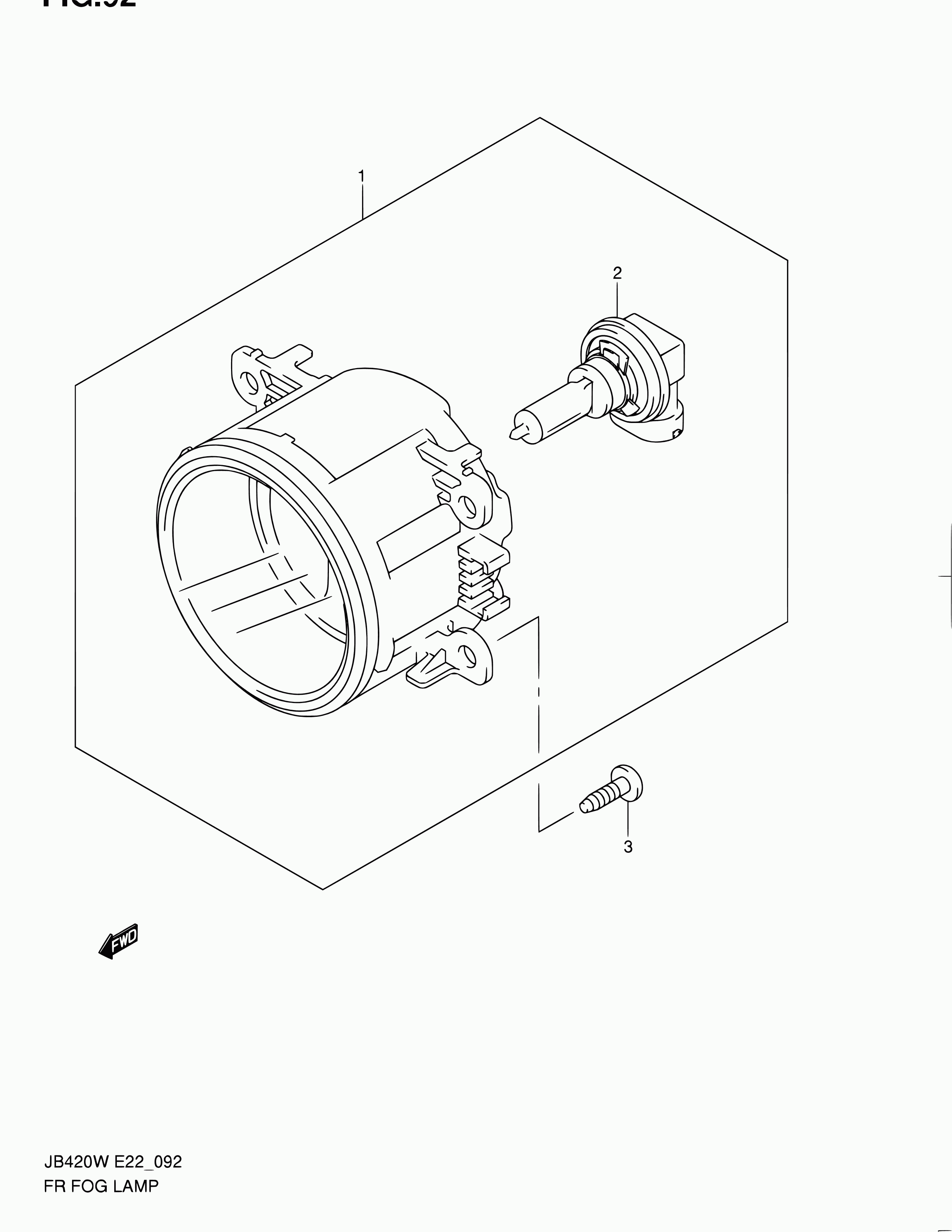 Suzuki 09471-12210 - Лампа, противотуманная фара onlydrive.pro