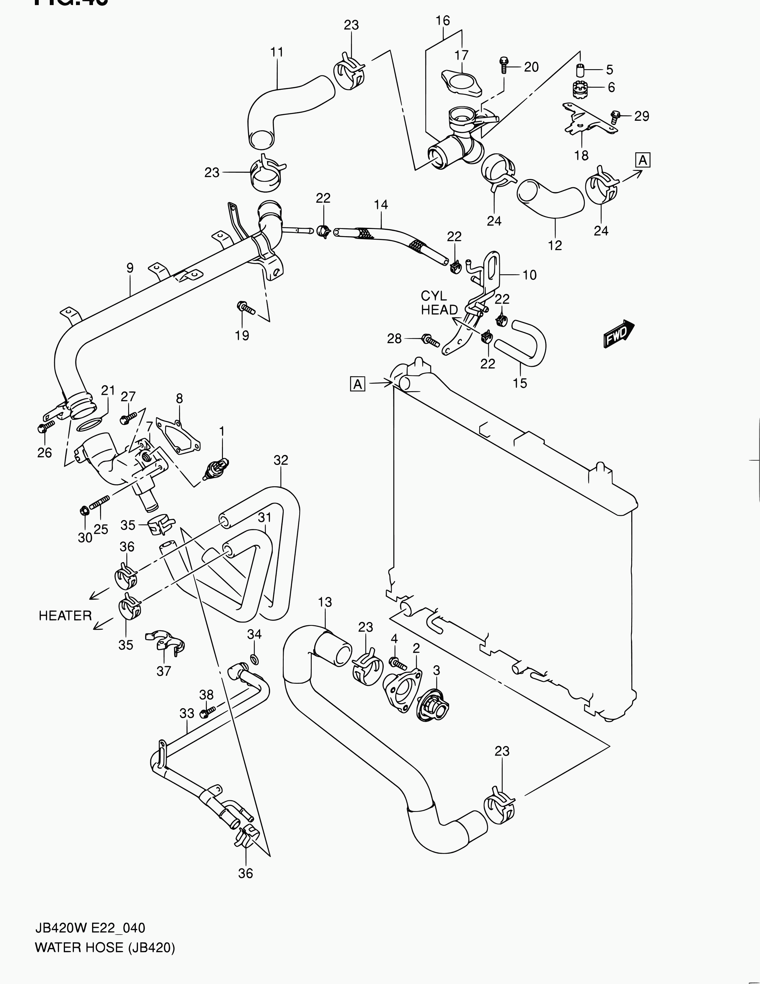 Subaru 17670-65D00 - Termostaatti, jäähdytysneste onlydrive.pro