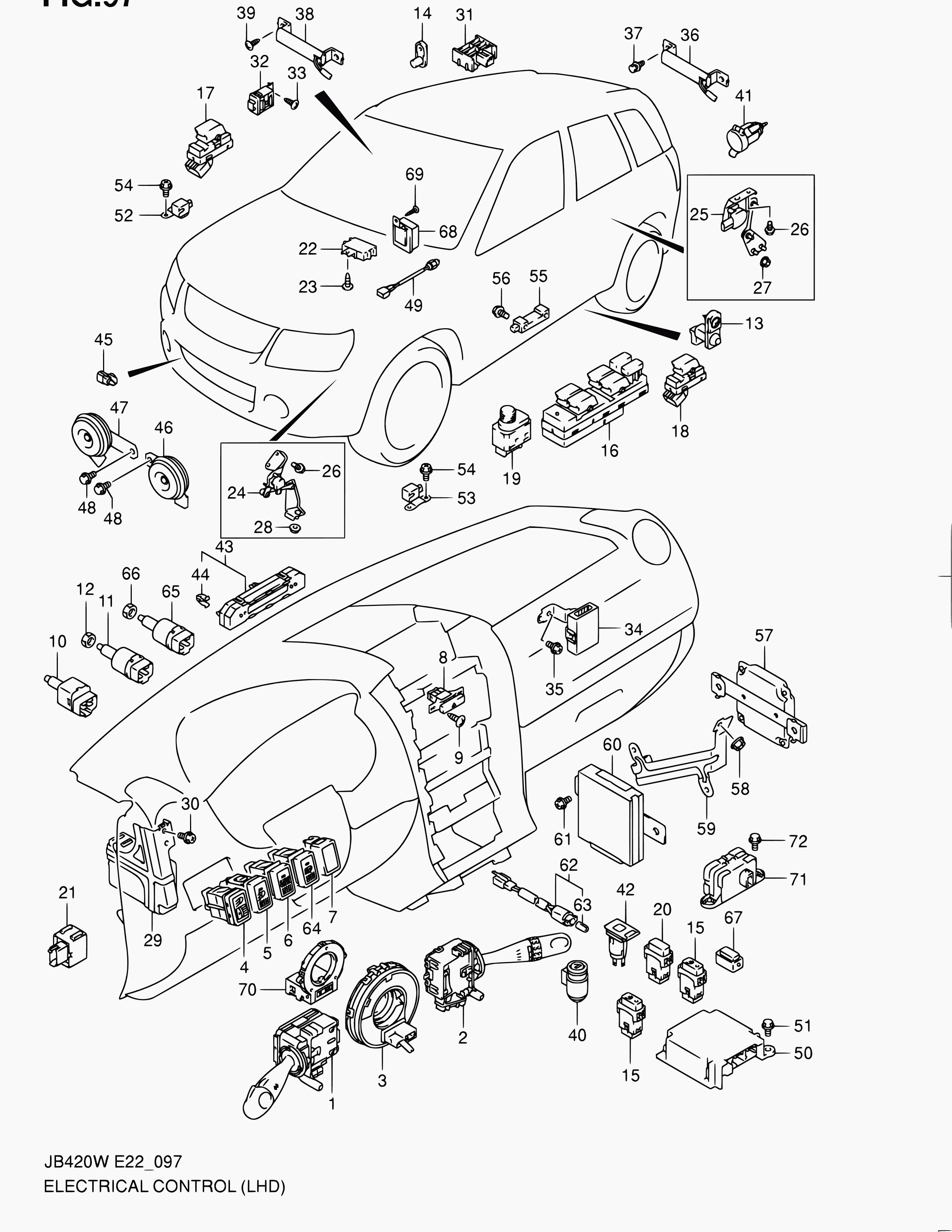 Suzuki 37970-68J00 - Switch, clutch control (engine timing) onlydrive.pro