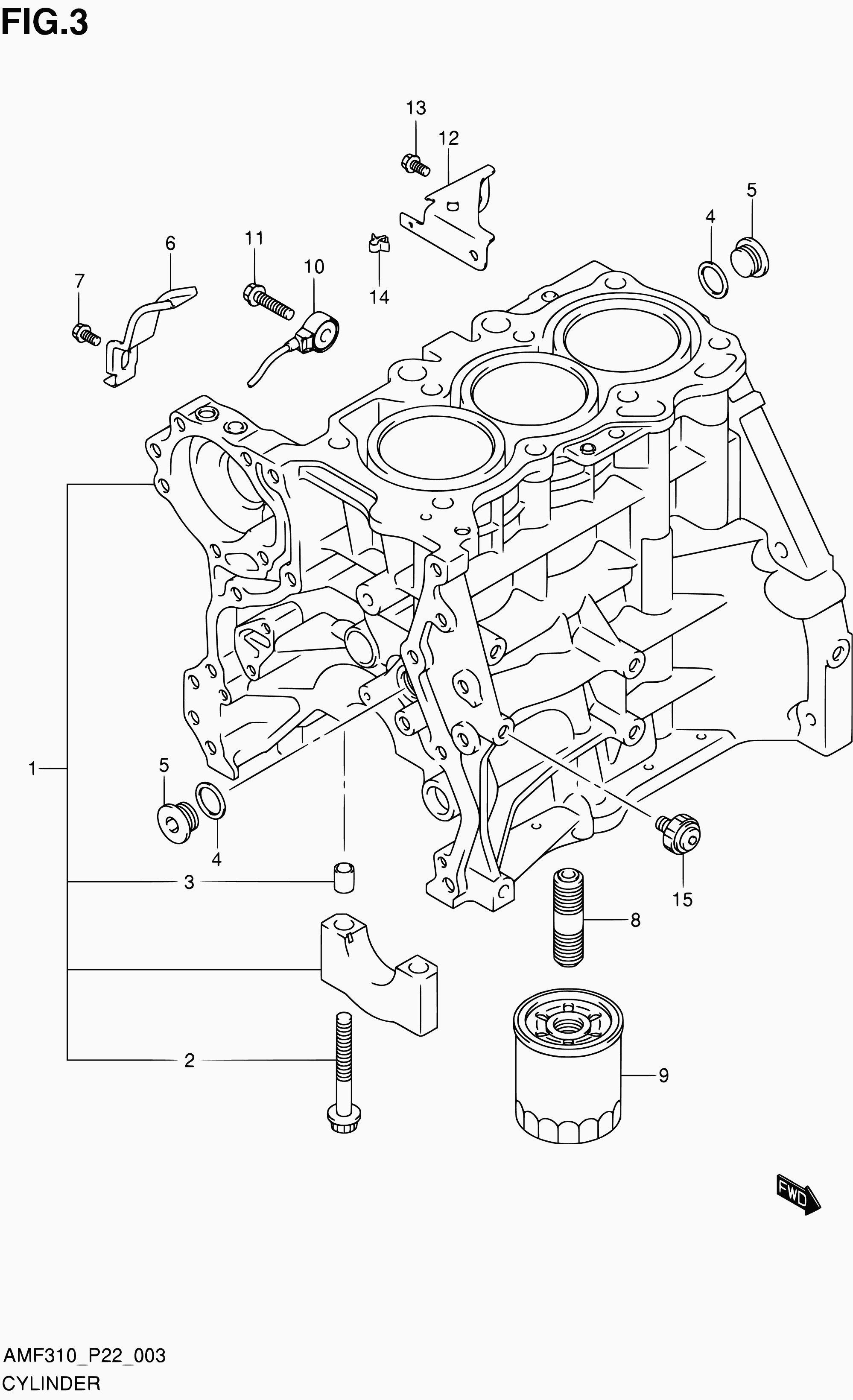 Subaru 16510M68K00 - Oil Filter onlydrive.pro