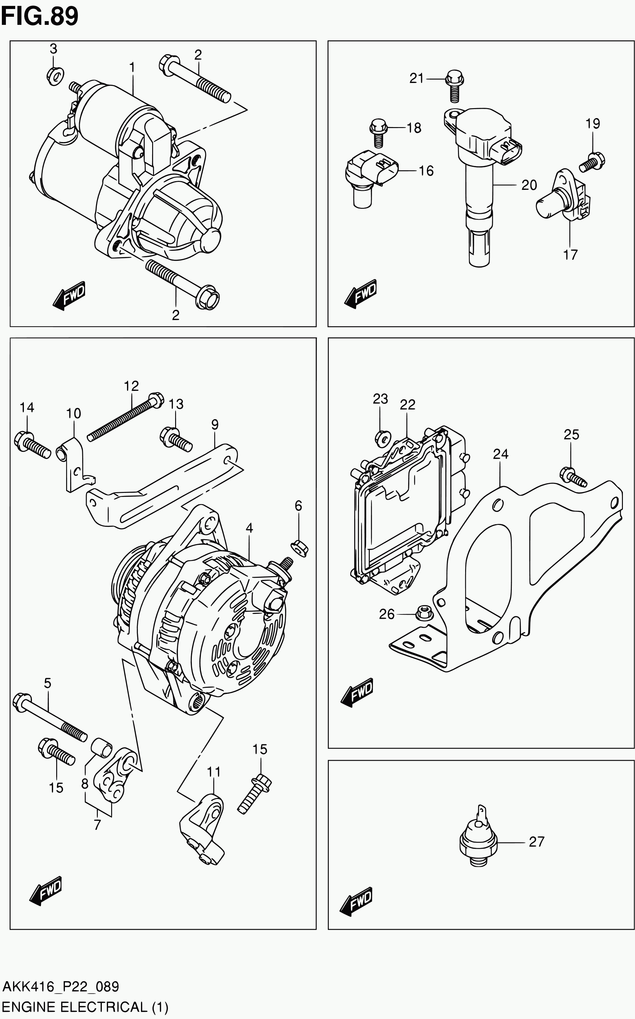 Suzuki 33220-50M30 - Sensor, crankshaft pulse onlydrive.pro