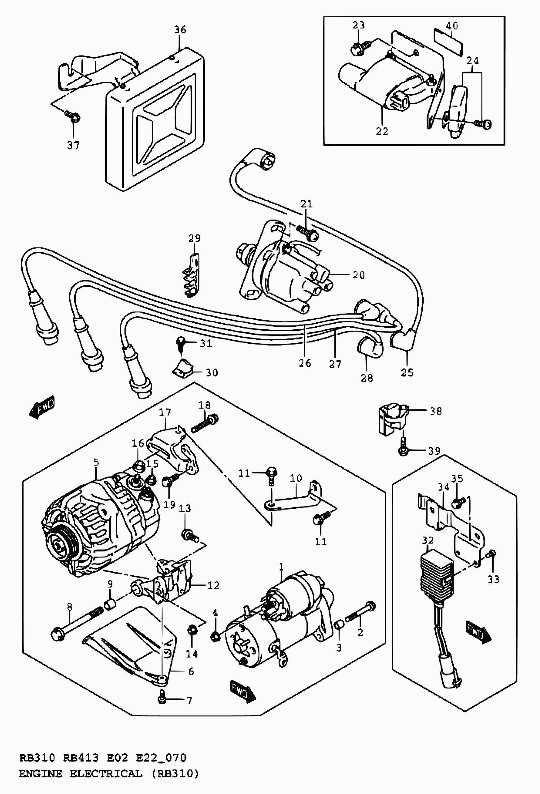 Subaru 31100-80E10 - Starter onlydrive.pro