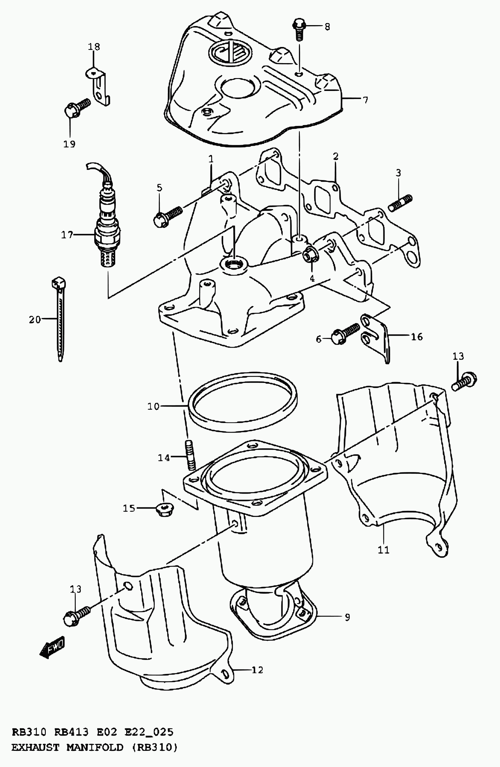 Suzuki 18213 83E00 - Oxygen, Lambda Sensor onlydrive.pro