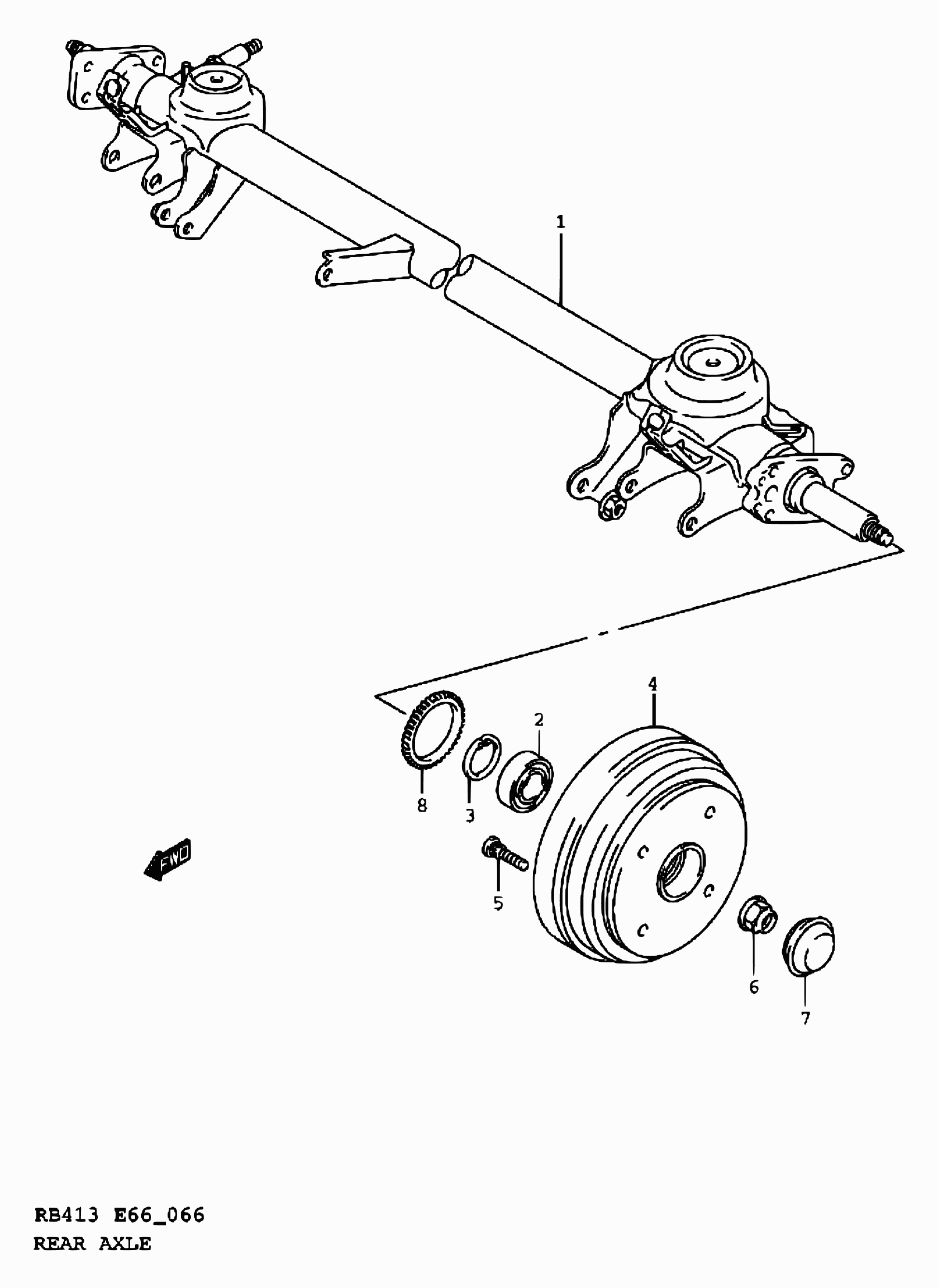 Suzuki 08331-41526 - 66 - rear axle: 2 pcs. onlydrive.pro