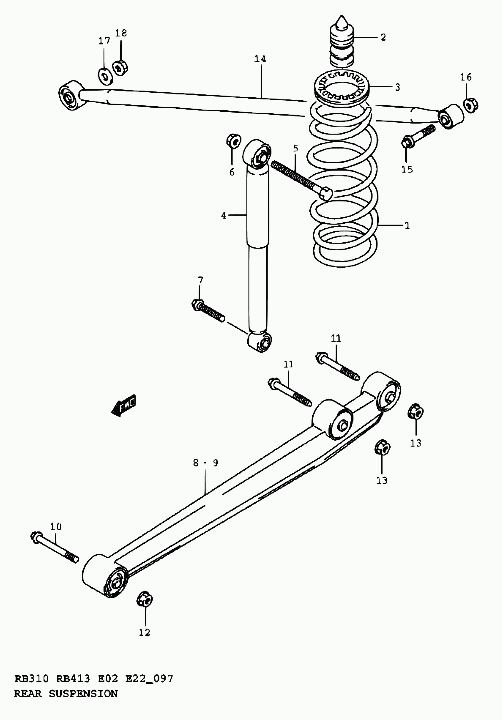 Opel 41800-83E10 - Shock Absorber onlydrive.pro