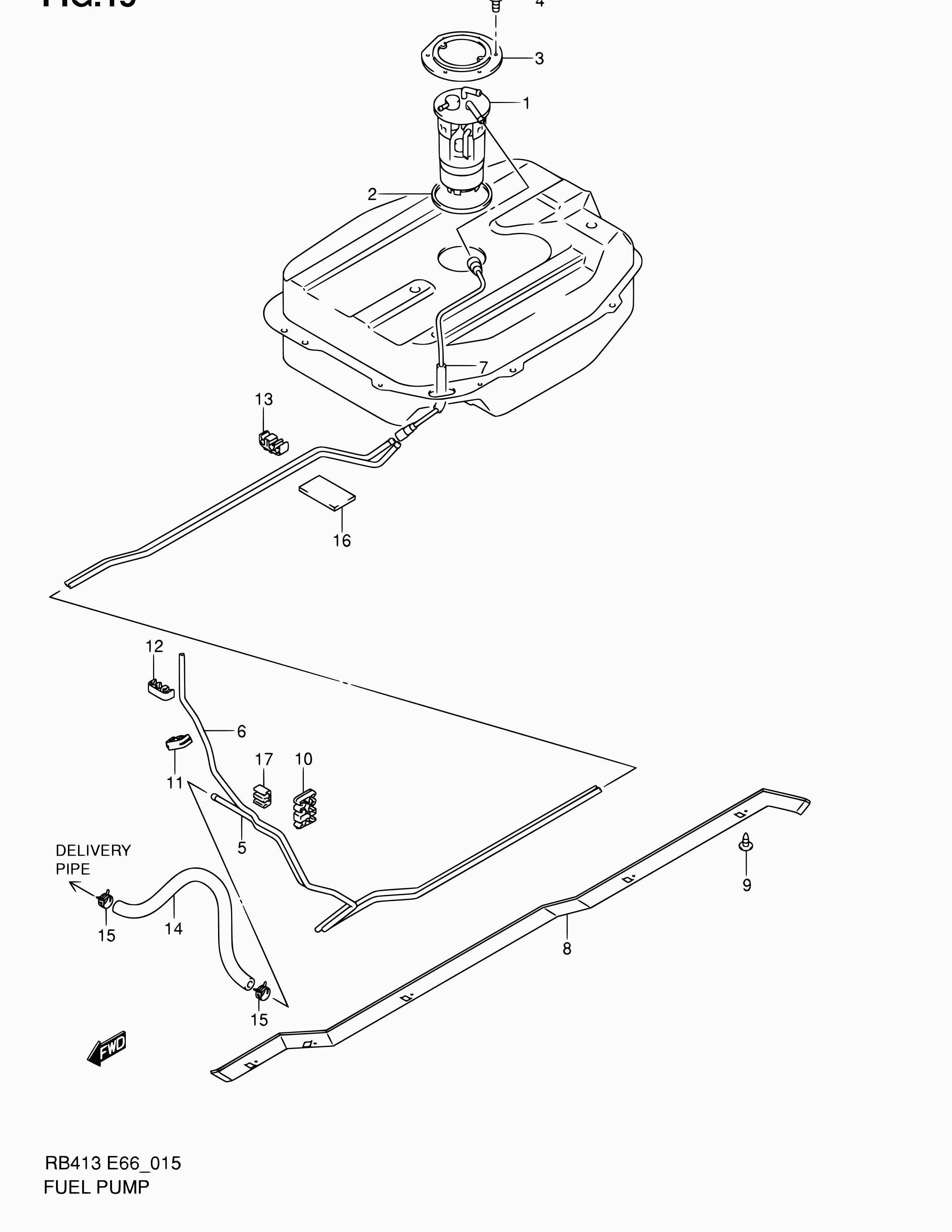 Subaru 1510083E00* - Repair Kit, fuel pump onlydrive.pro