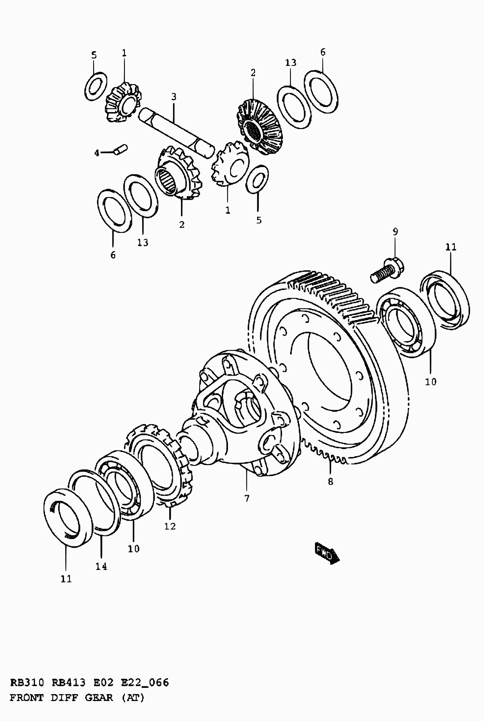 Suzuki 27611-82301 - Shaft Seal, differential onlydrive.pro