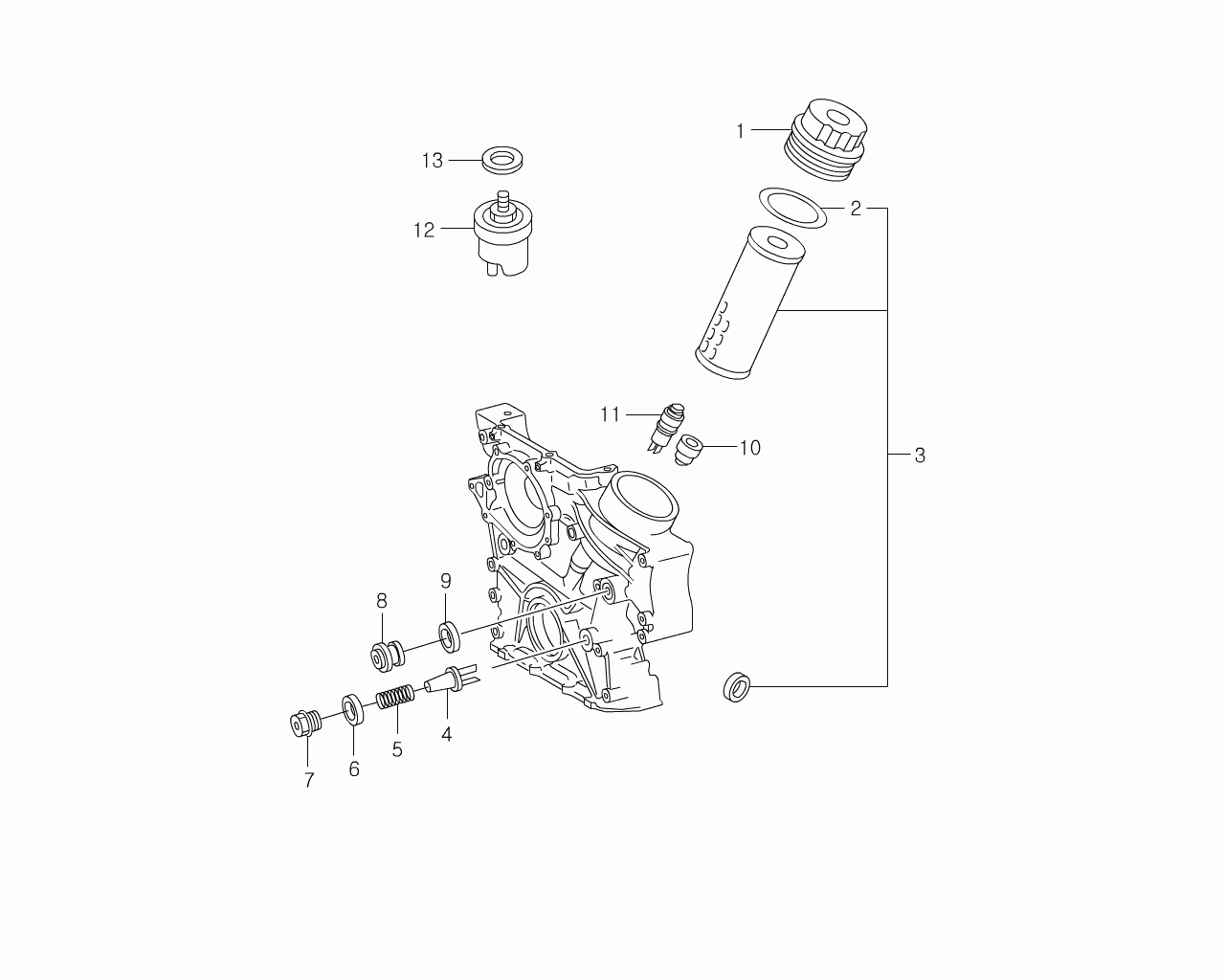 Volvo 007603012110 - Oil filter(e23): 1 pcs. onlydrive.pro