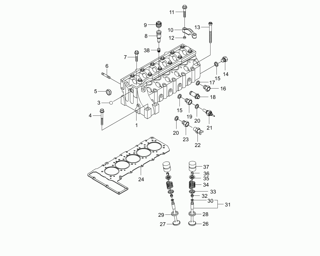 Chevrolet 6615423017 - Датчик, температура охлаждающей жидкости onlydrive.pro