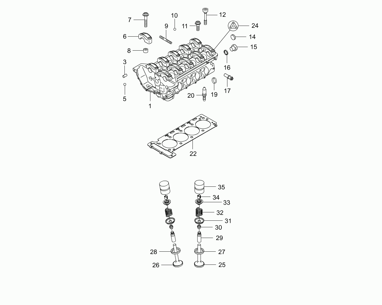 Mercedes-Benz 104 050 12 25 - Tappet / Rocker onlydrive.pro