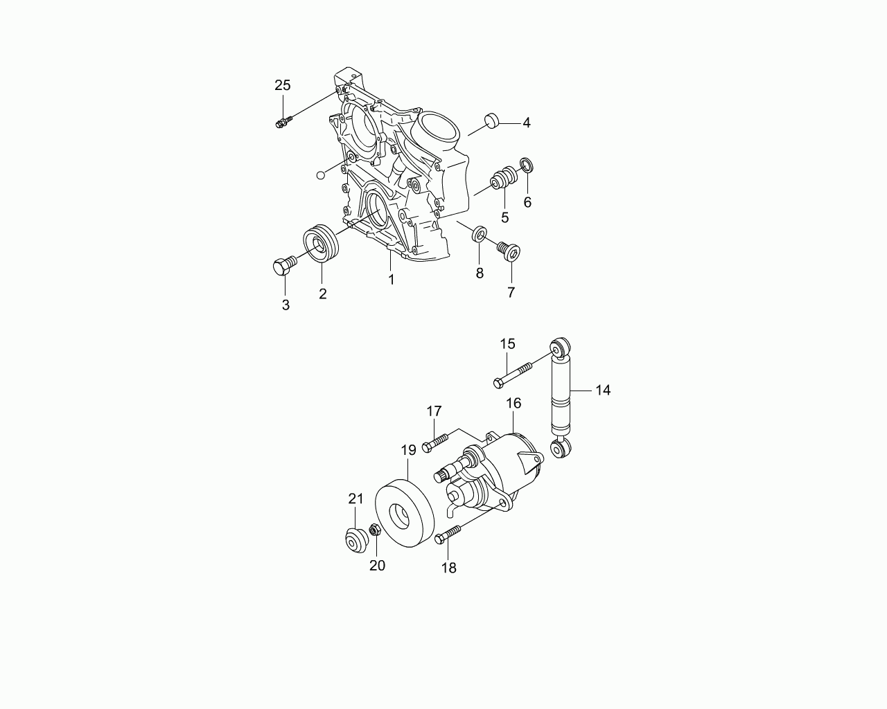 Mercedes-Benz 111 200 07 70 - Belt Tensioner, v-ribbed belt onlydrive.pro