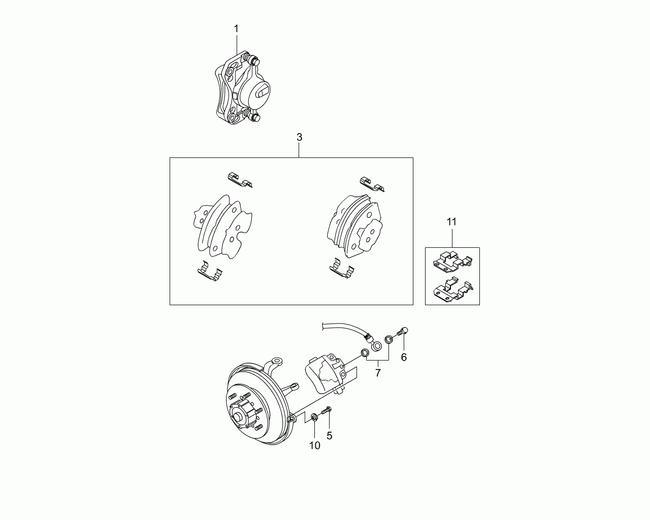 DAEWOO 4813005012 - Brake Pad Set, disc brake onlydrive.pro