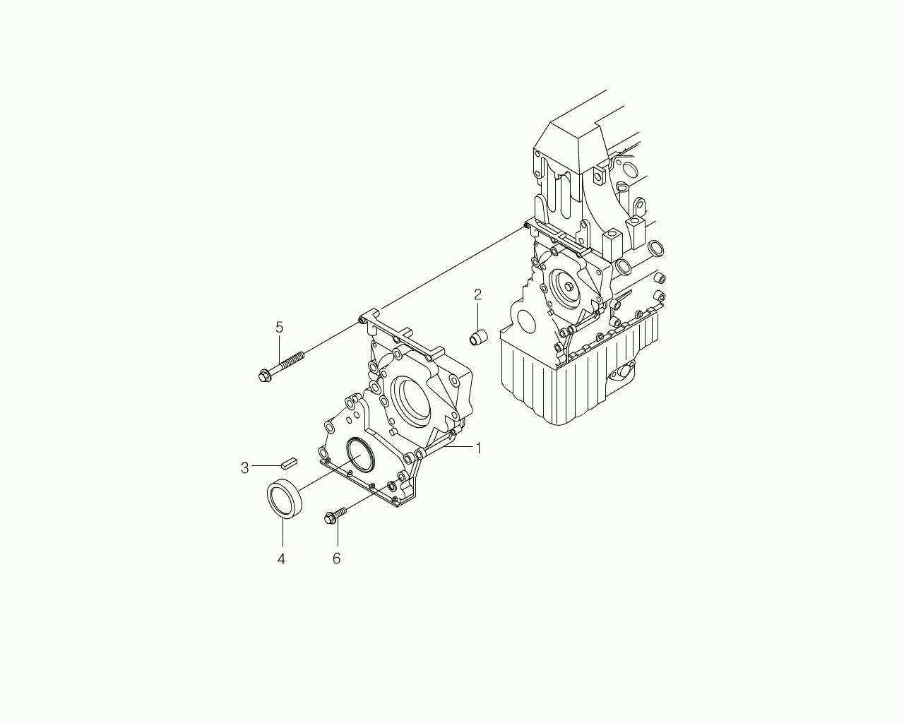 DAEWOO 6619973646 - Timing case(om600): 1 pcs. onlydrive.pro