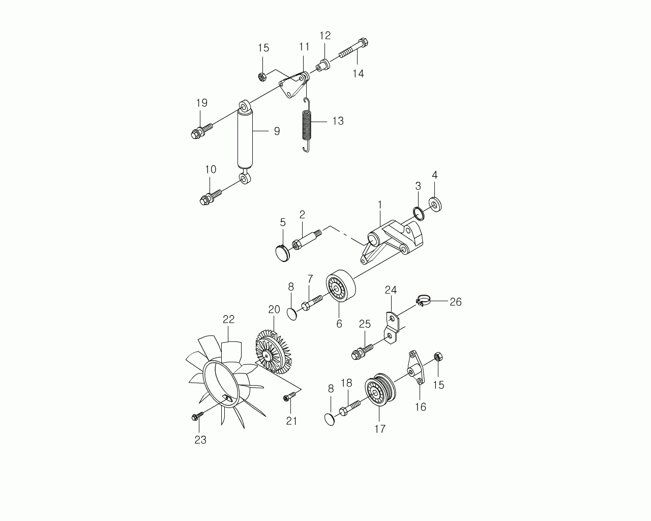 Mercedes-Benz 6062000073 - Repair Kit, v-ribbed belt tensioner onlydrive.pro