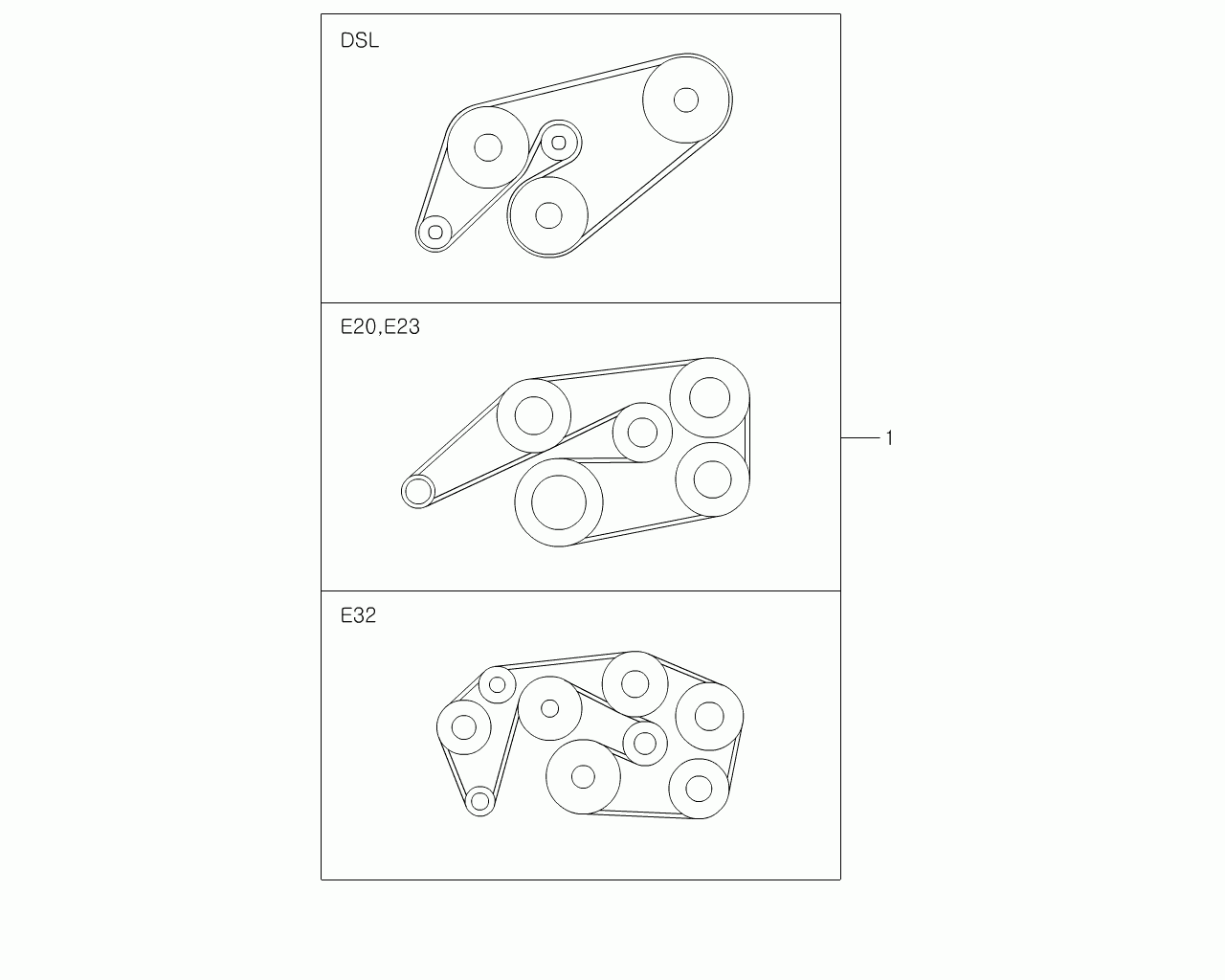 DAEWOO 0089973492 - V-Ribbed Belt onlydrive.pro