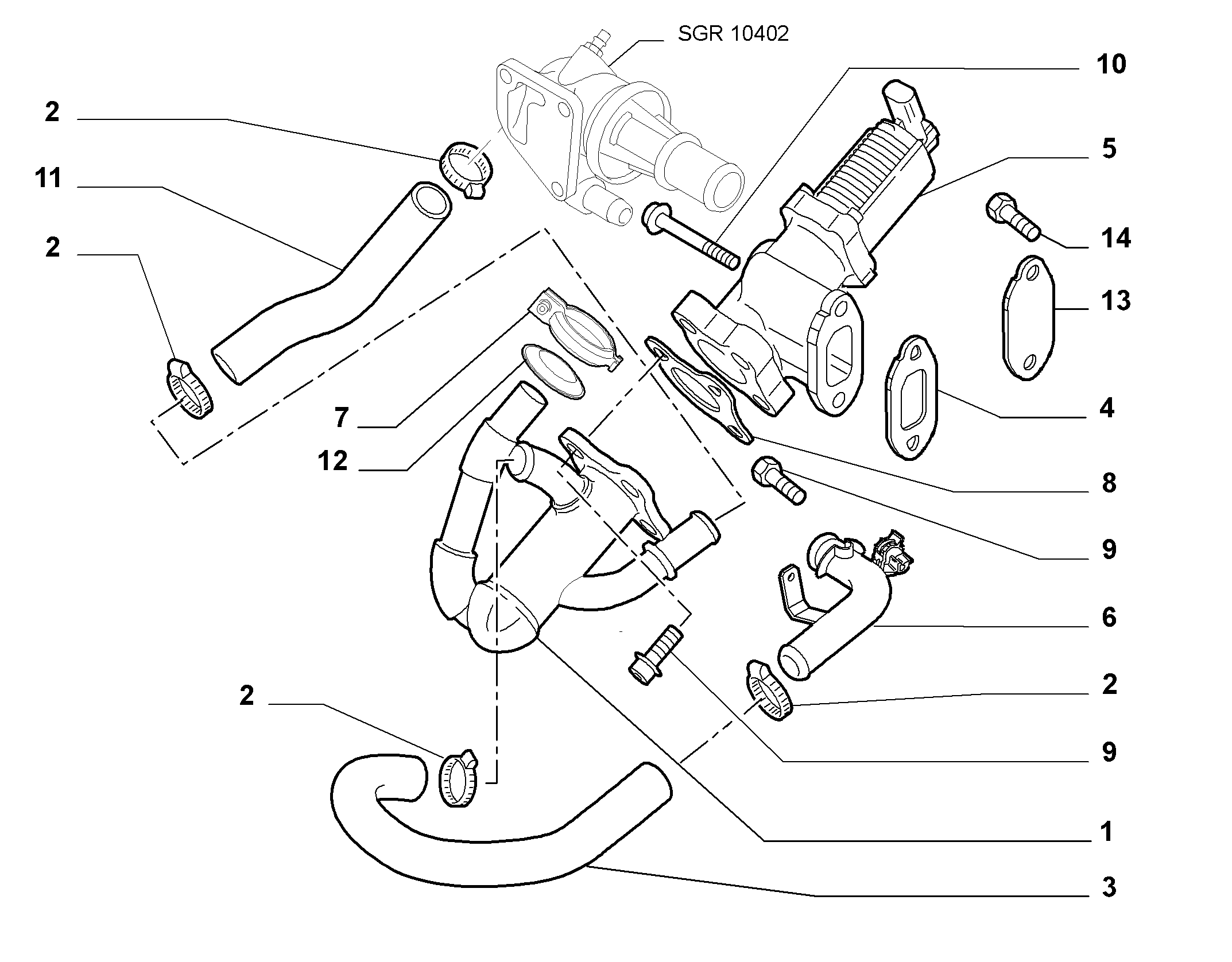 FIAT 55180040 - Трубка, нагнетание воздуха onlydrive.pro