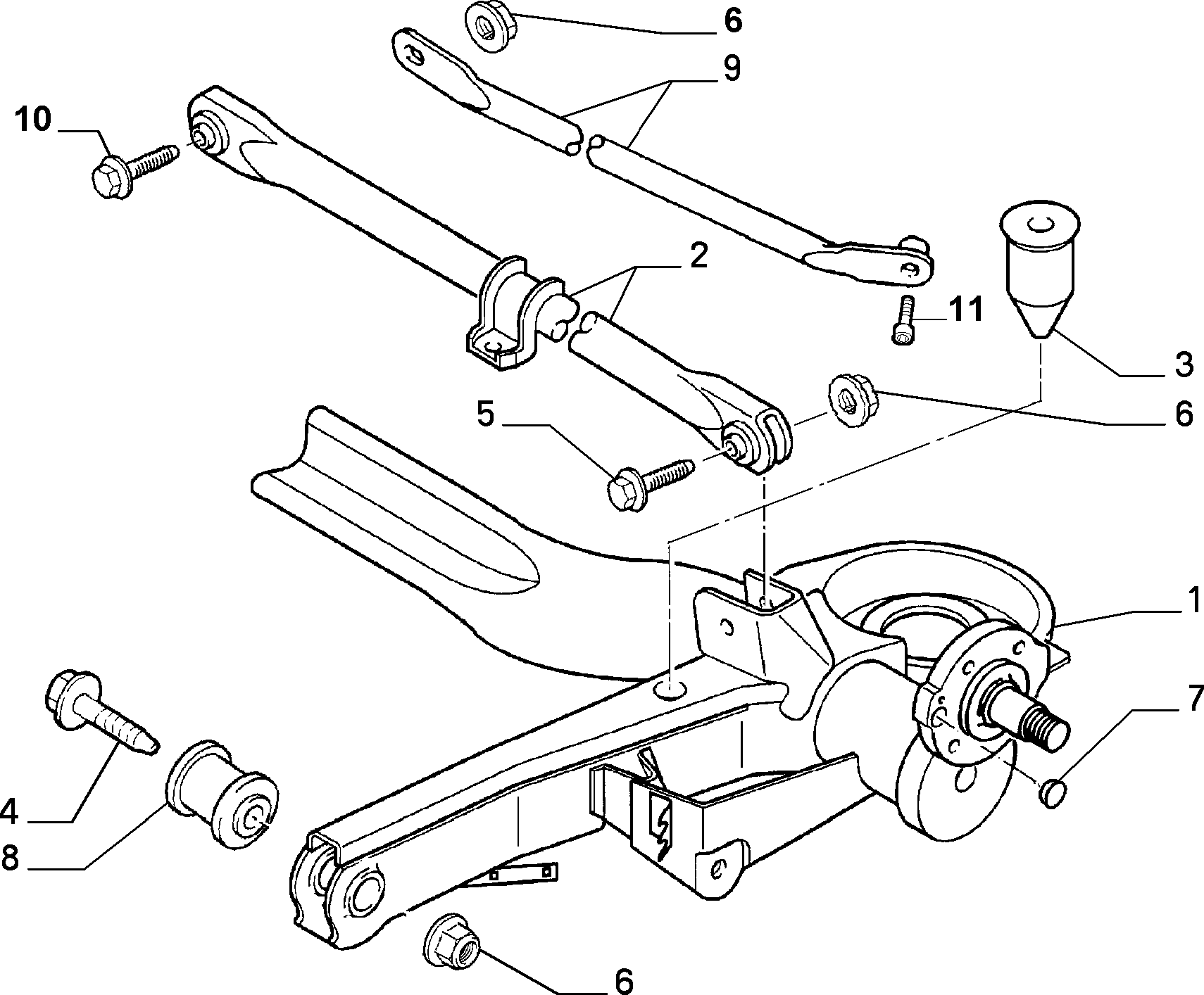 FIAT 1479759080 - Сайлентблок, рычаг подвески колеса onlydrive.pro