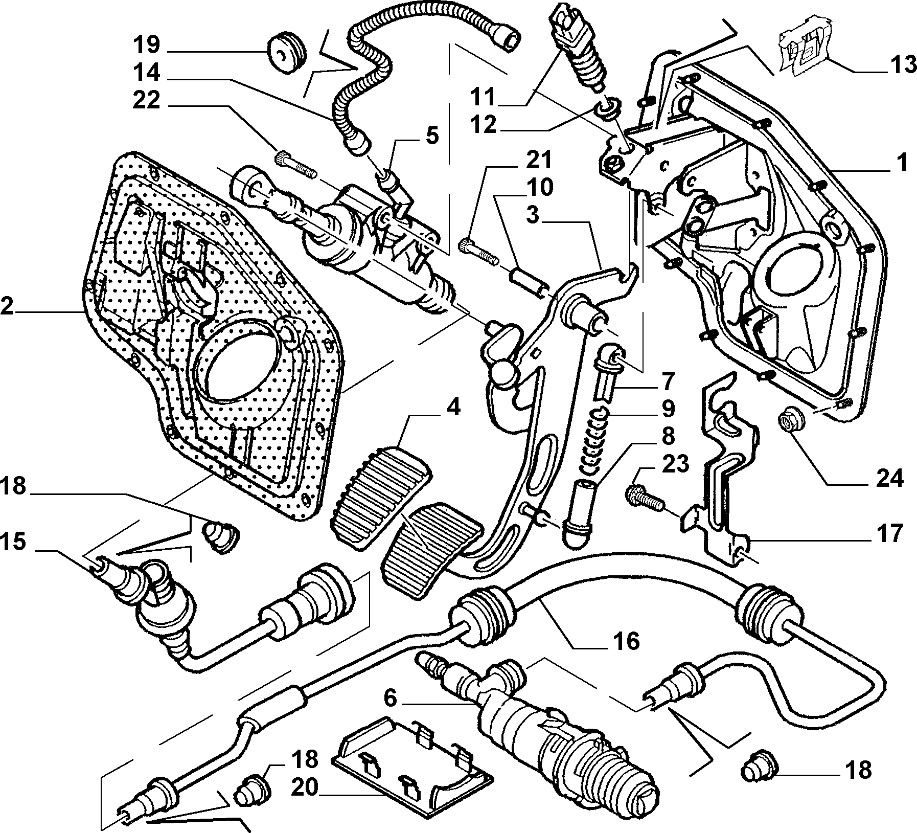 FIAT 1487399080 - Master Cylinder, clutch onlydrive.pro