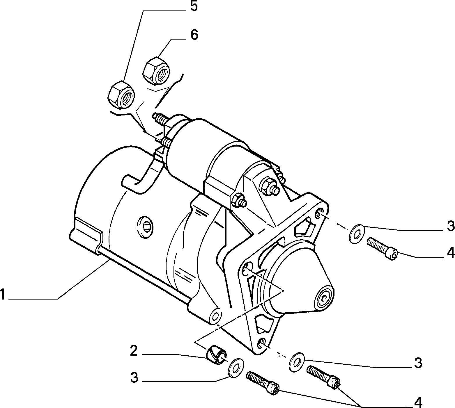 FIAT 9625382680 - Engine starter (var.: 1/rev.: 0): 01 pcs. onlydrive.pro