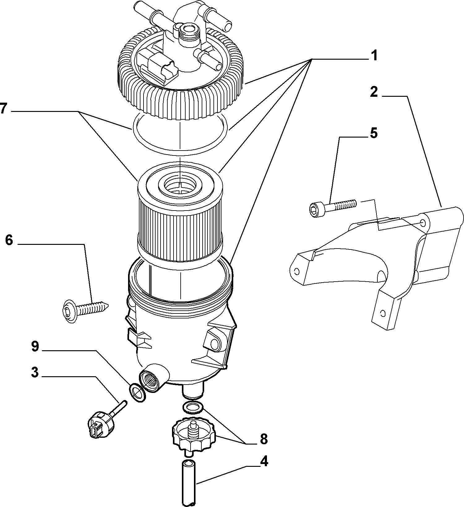 FIAT 9401906768 - Fuel filter onlydrive.pro