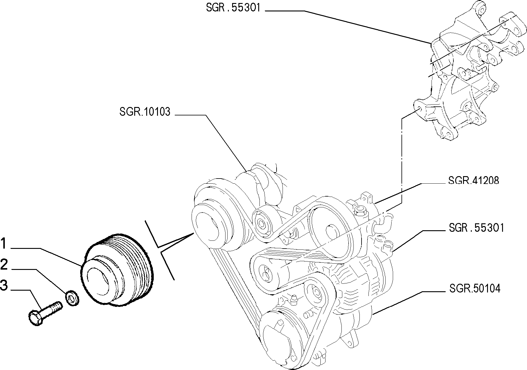 CITROËN 9467510480 - Belt Pulley, crankshaft onlydrive.pro