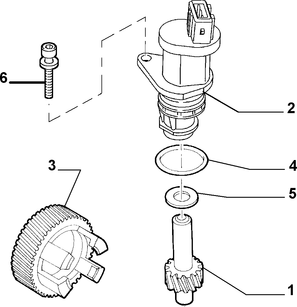 PEUGEOT 9635080680 - Sensor, speed / RPM onlydrive.pro