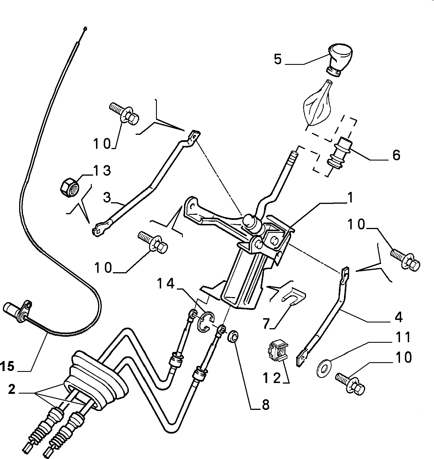 CITROËN 1496246080 - Trose, Mehāniskā pārnesumkārba onlydrive.pro