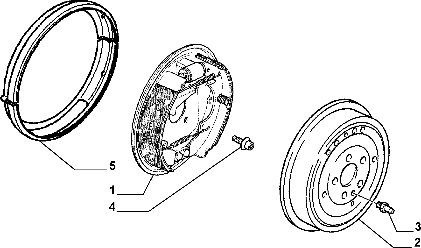 FIAT 1311823080 - Rear wheel brakes (var.: 1/rev.: 0): 02 pcs. onlydrive.pro