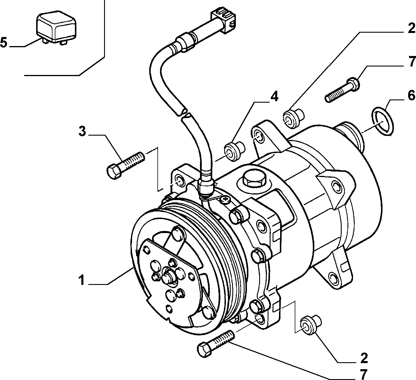 CITROËN 96.404.864.80 - Kompressori, ilmastointilaite onlydrive.pro