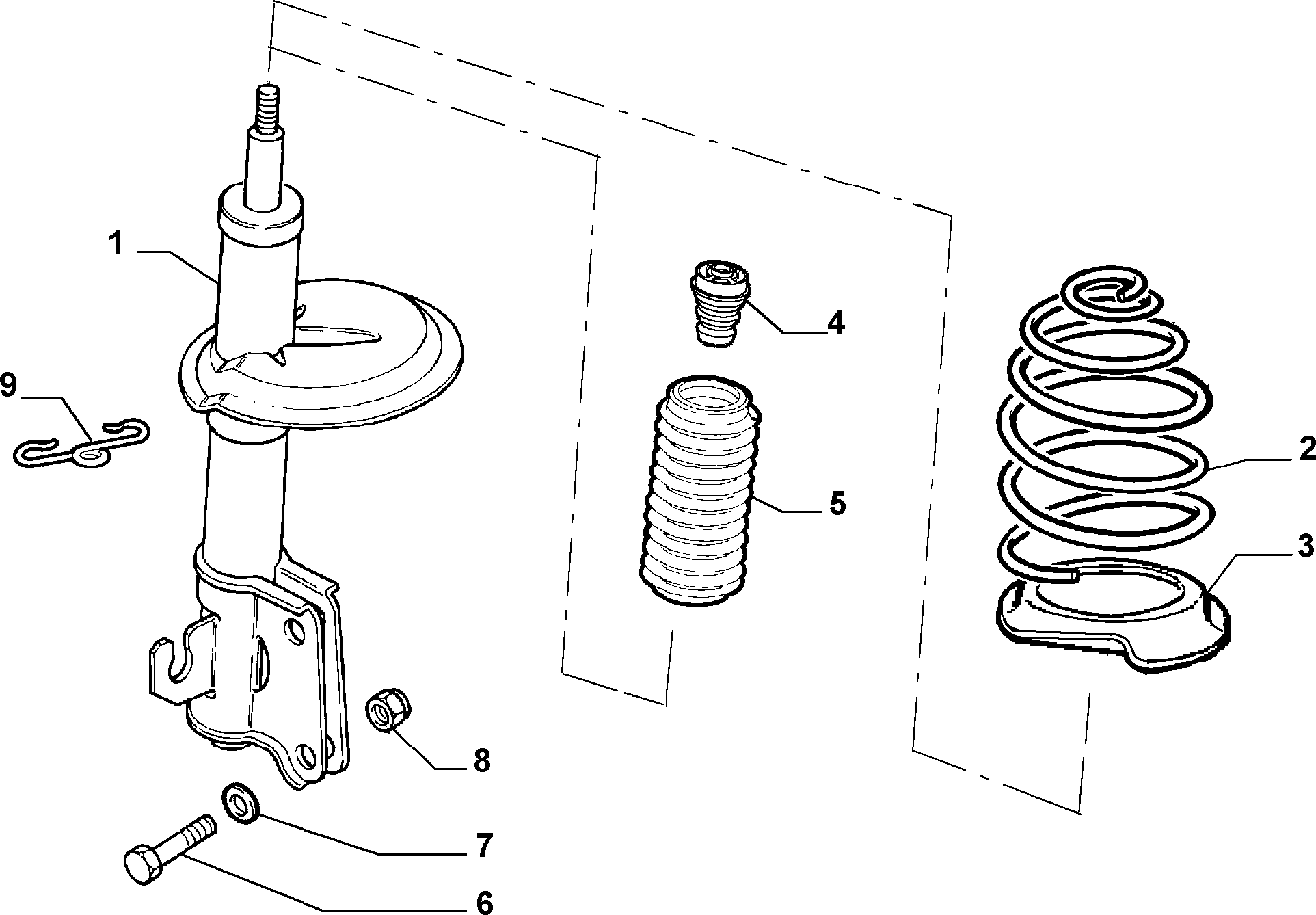 FIAT 46466619 - Dust Cover Kit, shock absorber onlydrive.pro